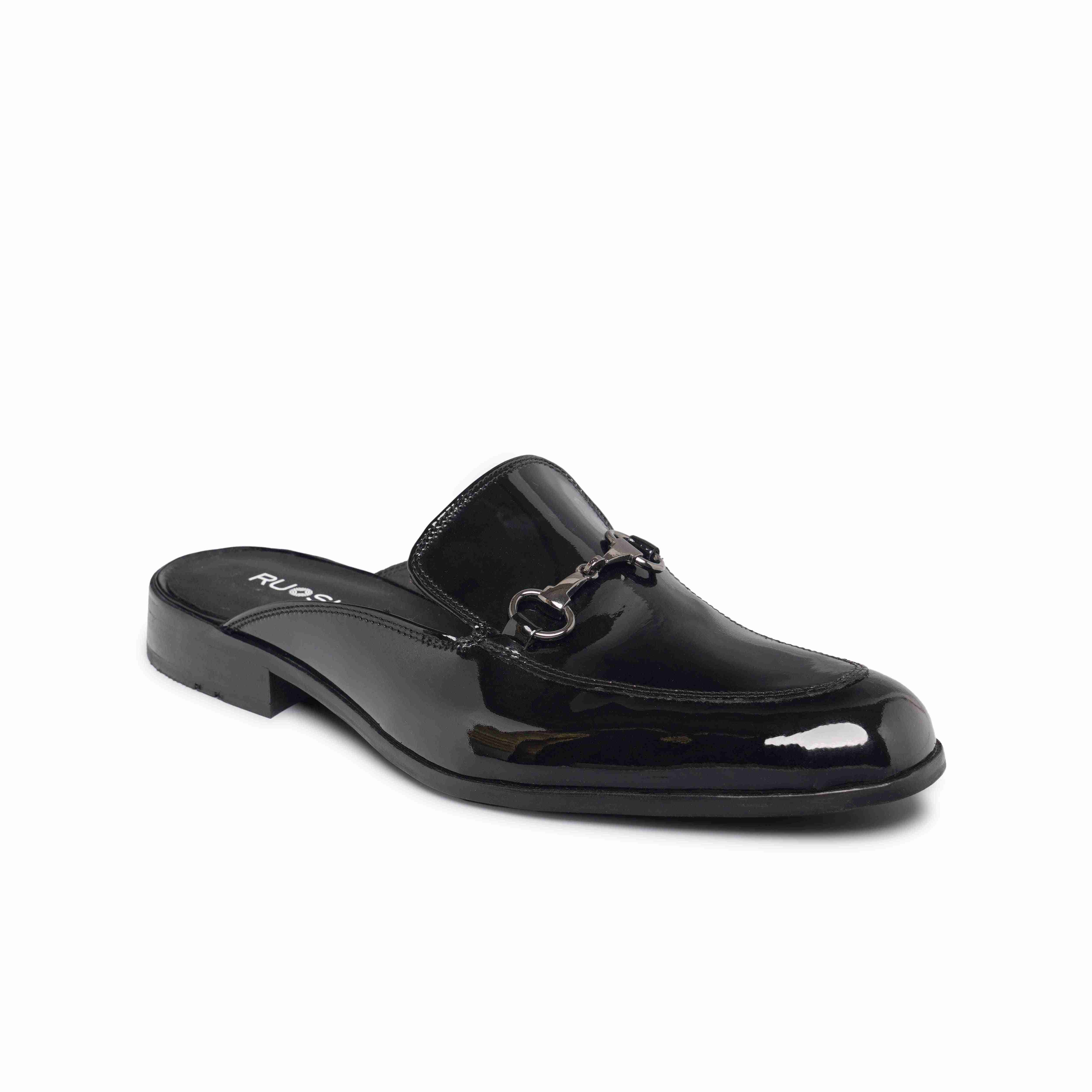 The 117 Ruosh Men Black Patent Mule