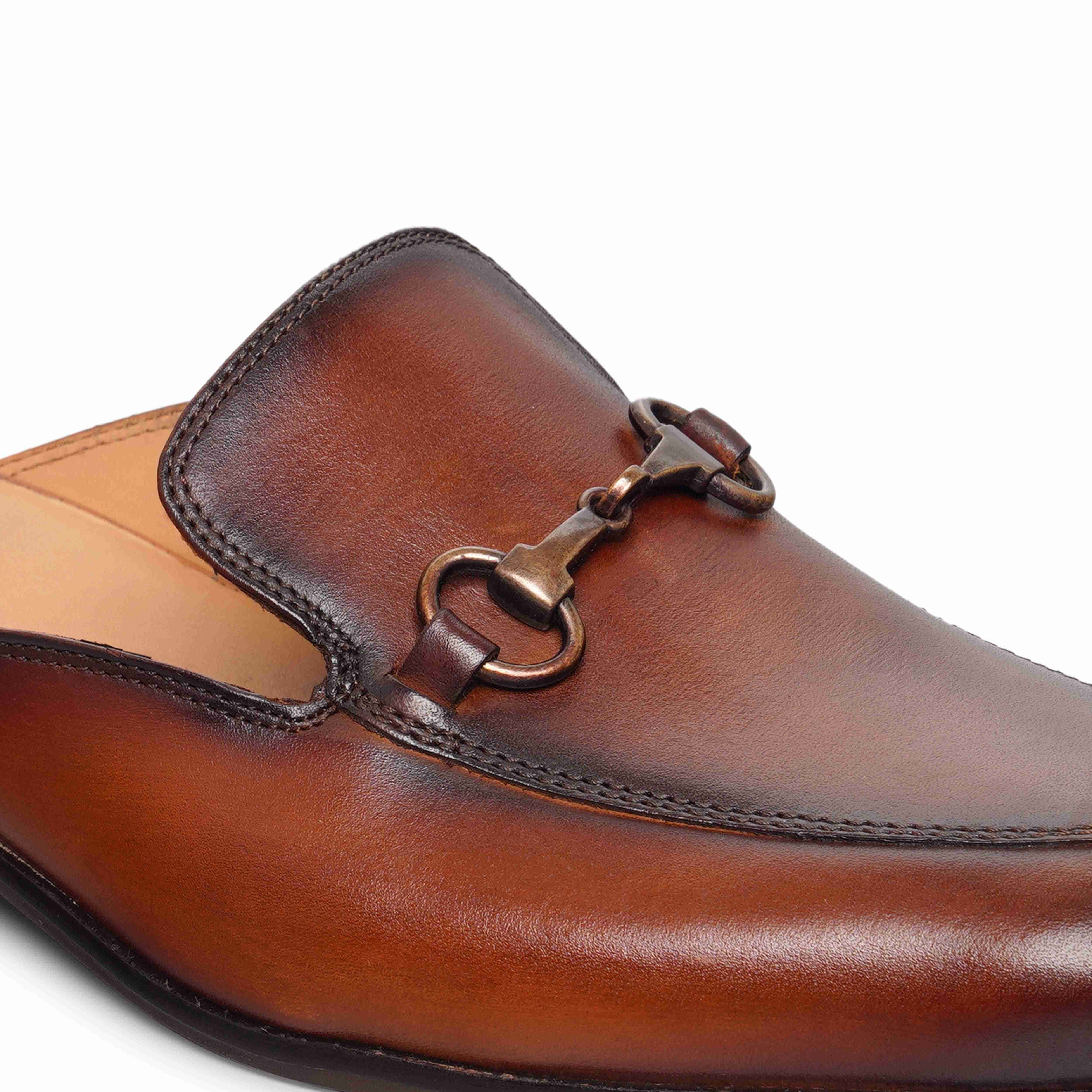 The 117 Ruosh Men Tan Occasion Mule