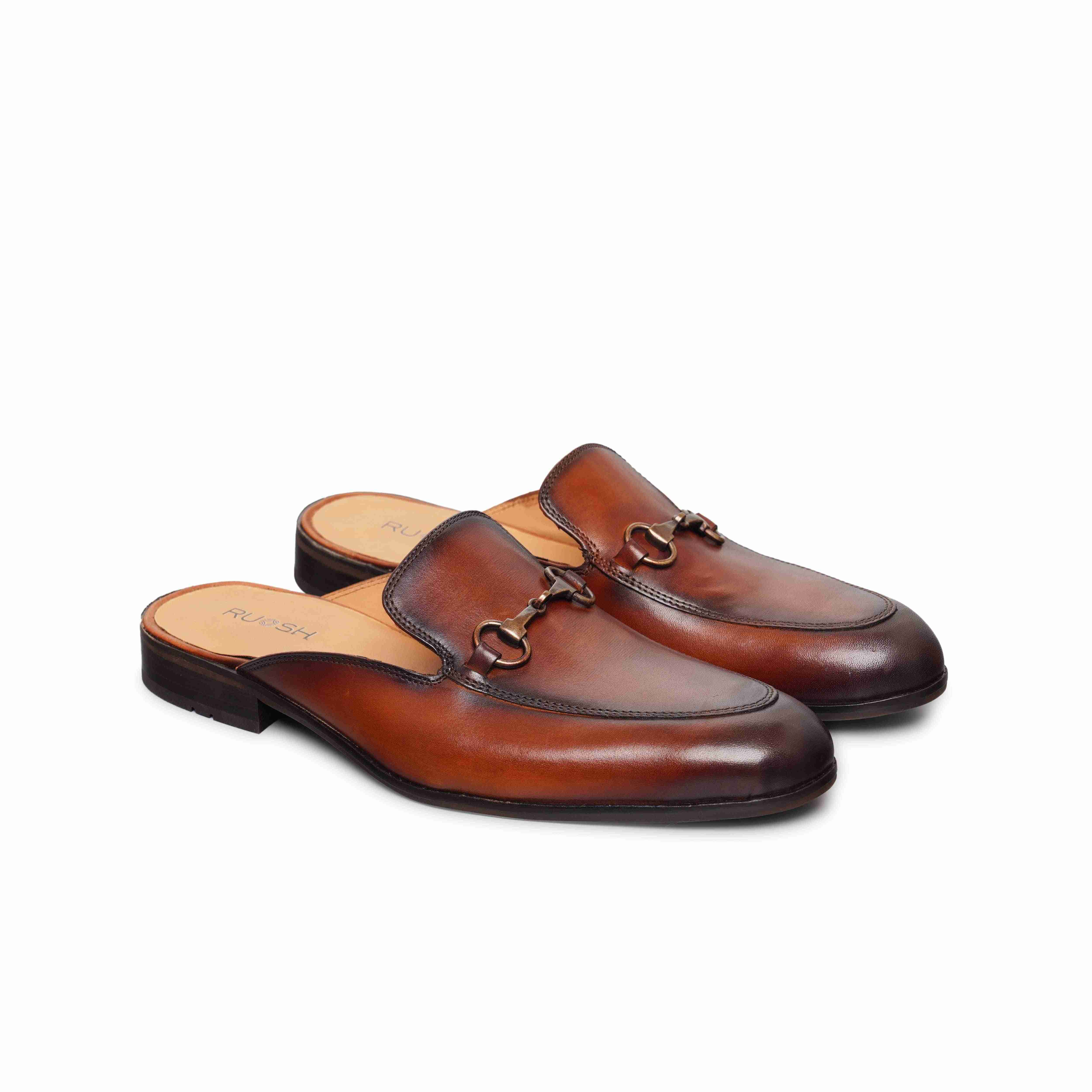 The 117 Ruosh Men Tan Occasion Mule