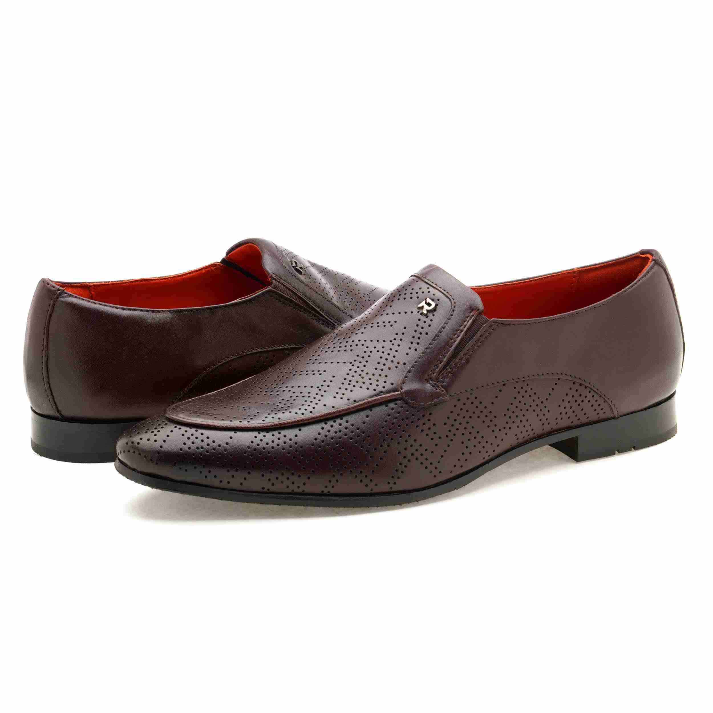 The Herber Ruosh Men Burgundy Occasion Slip-On