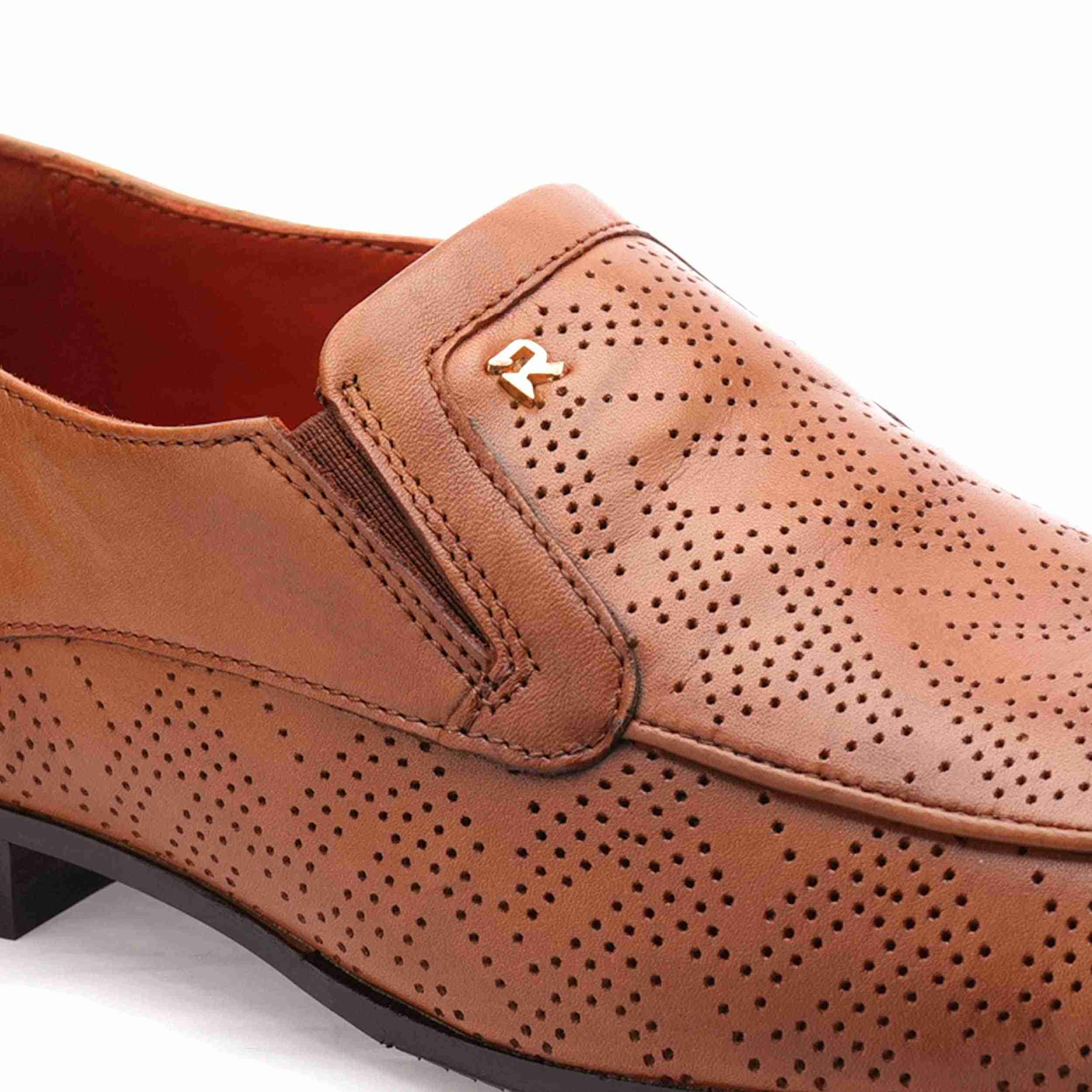 The Herber Ruosh Men Tan Occasion Slip-On
