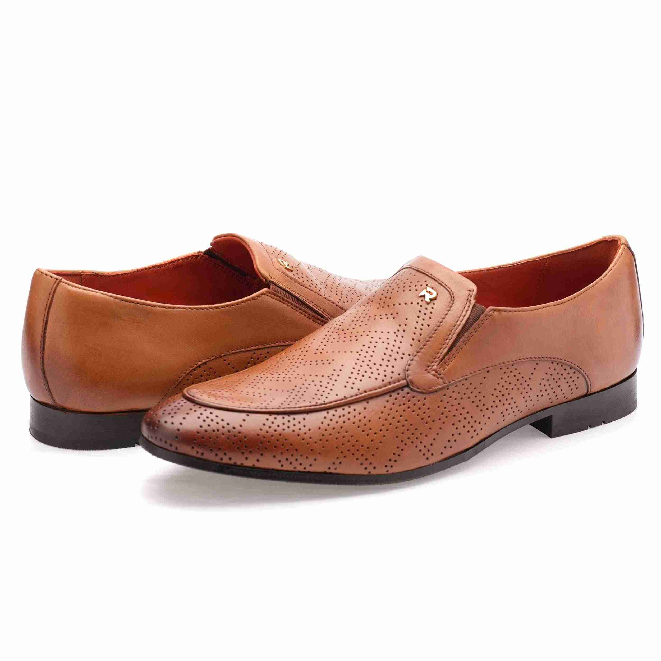 The Herber Ruosh Men Tan Occasion Slip-On