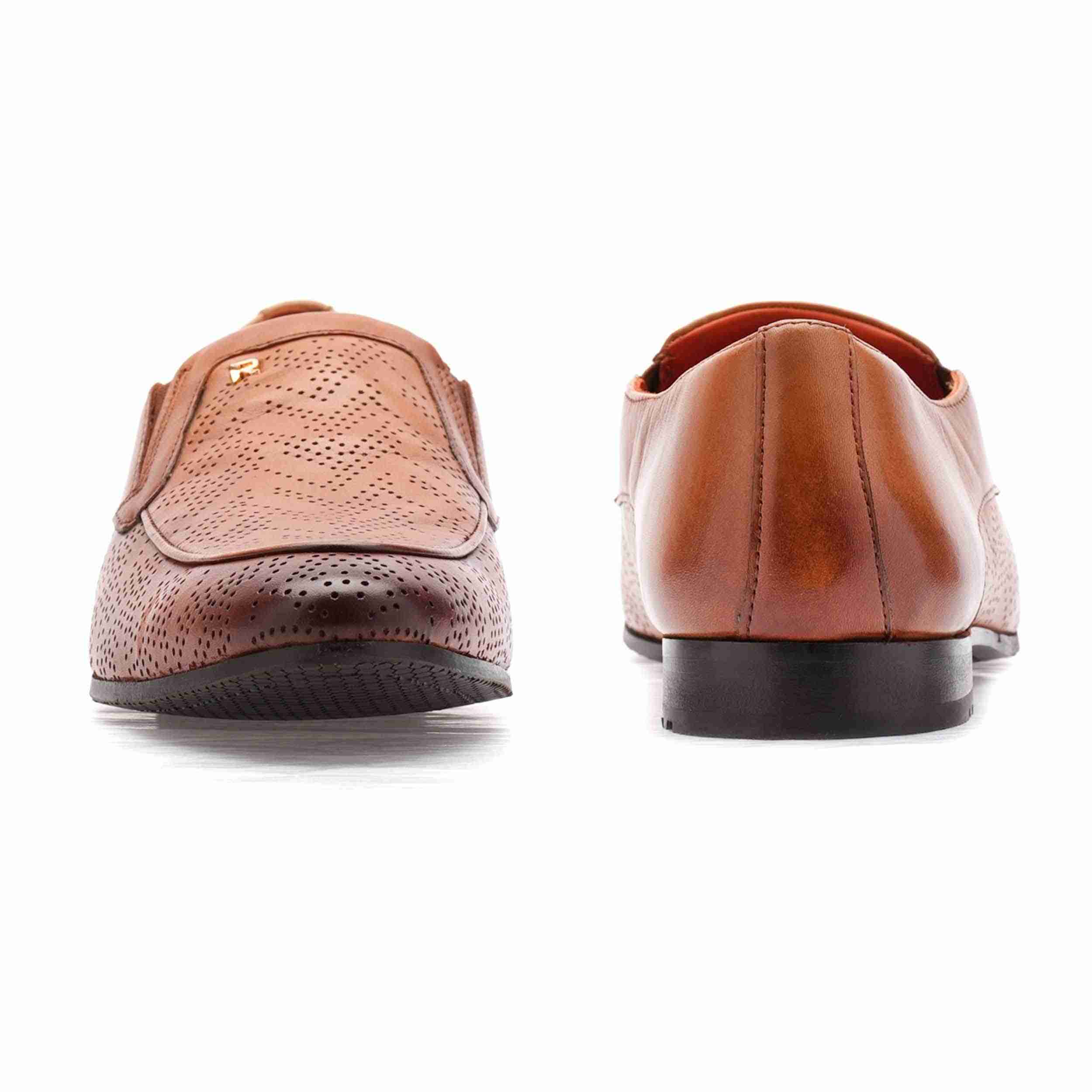 The Herber Ruosh Men Tan Occasion Slip-On