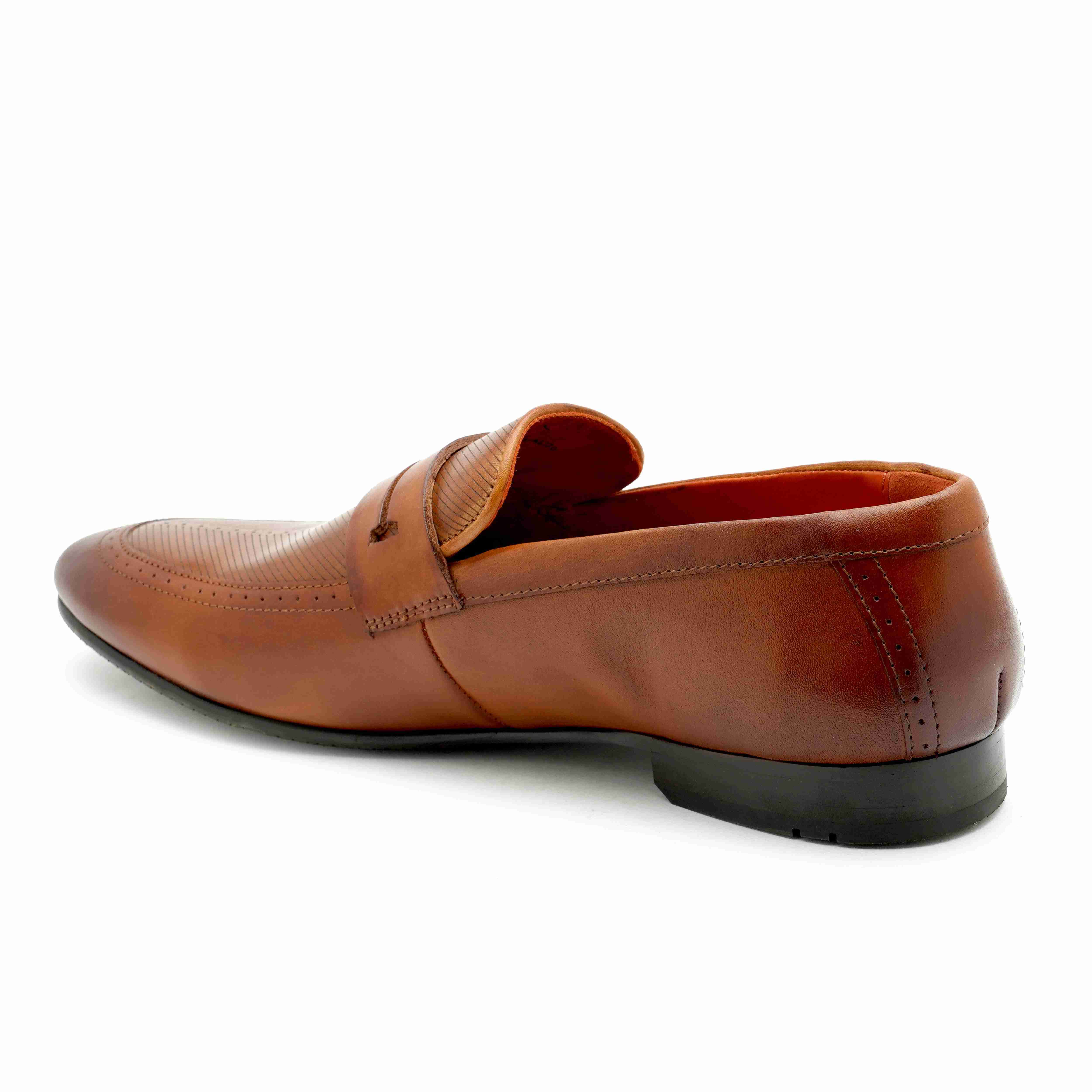The Davis Ruosh Men Tan Occasion Slip-On