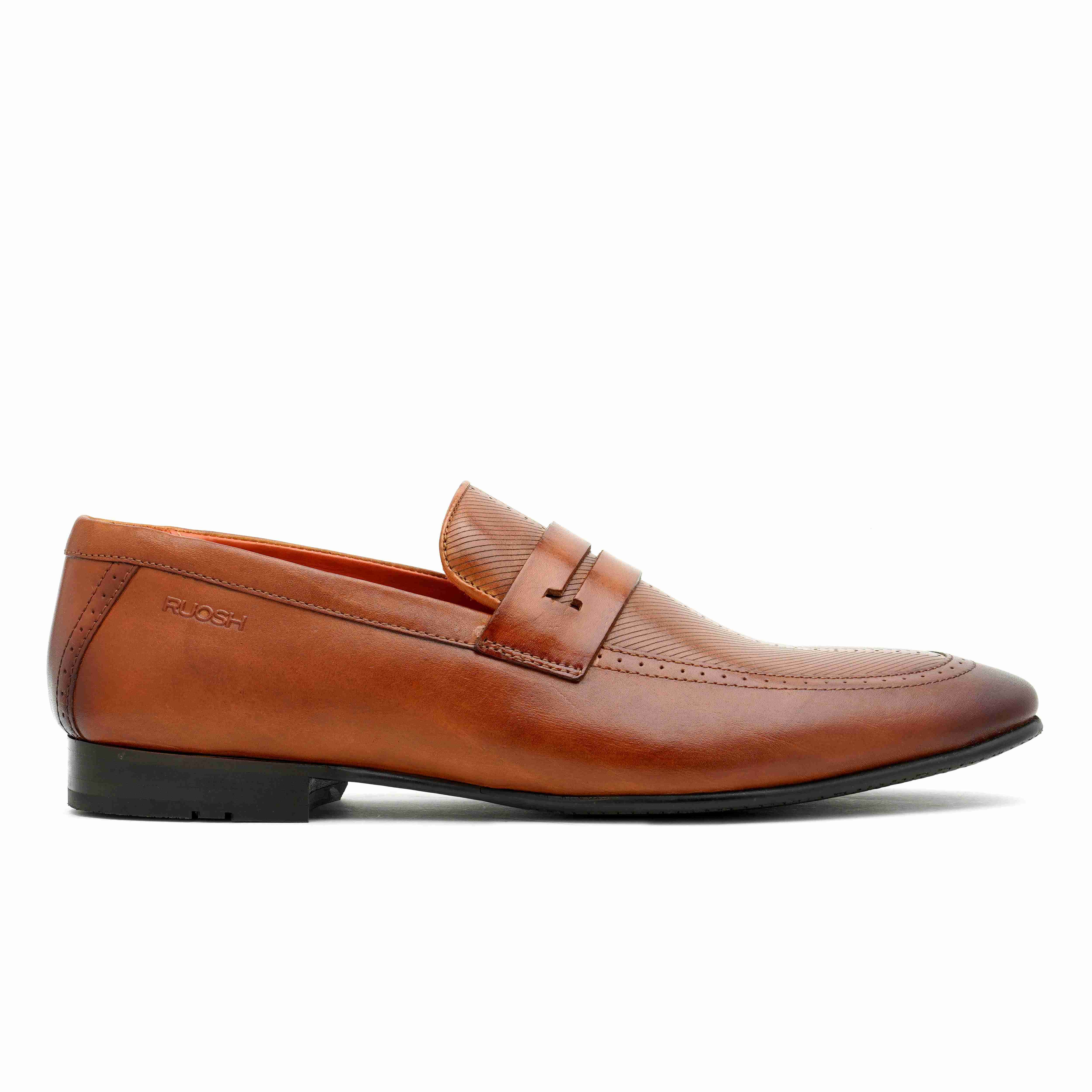 The Davis Ruosh Men Tan Occasion Slip-On