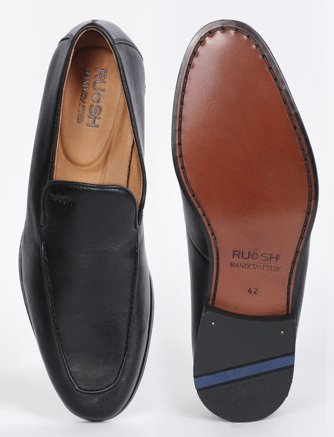 The Falon Black Men Occasion Slip-On Ruosh
