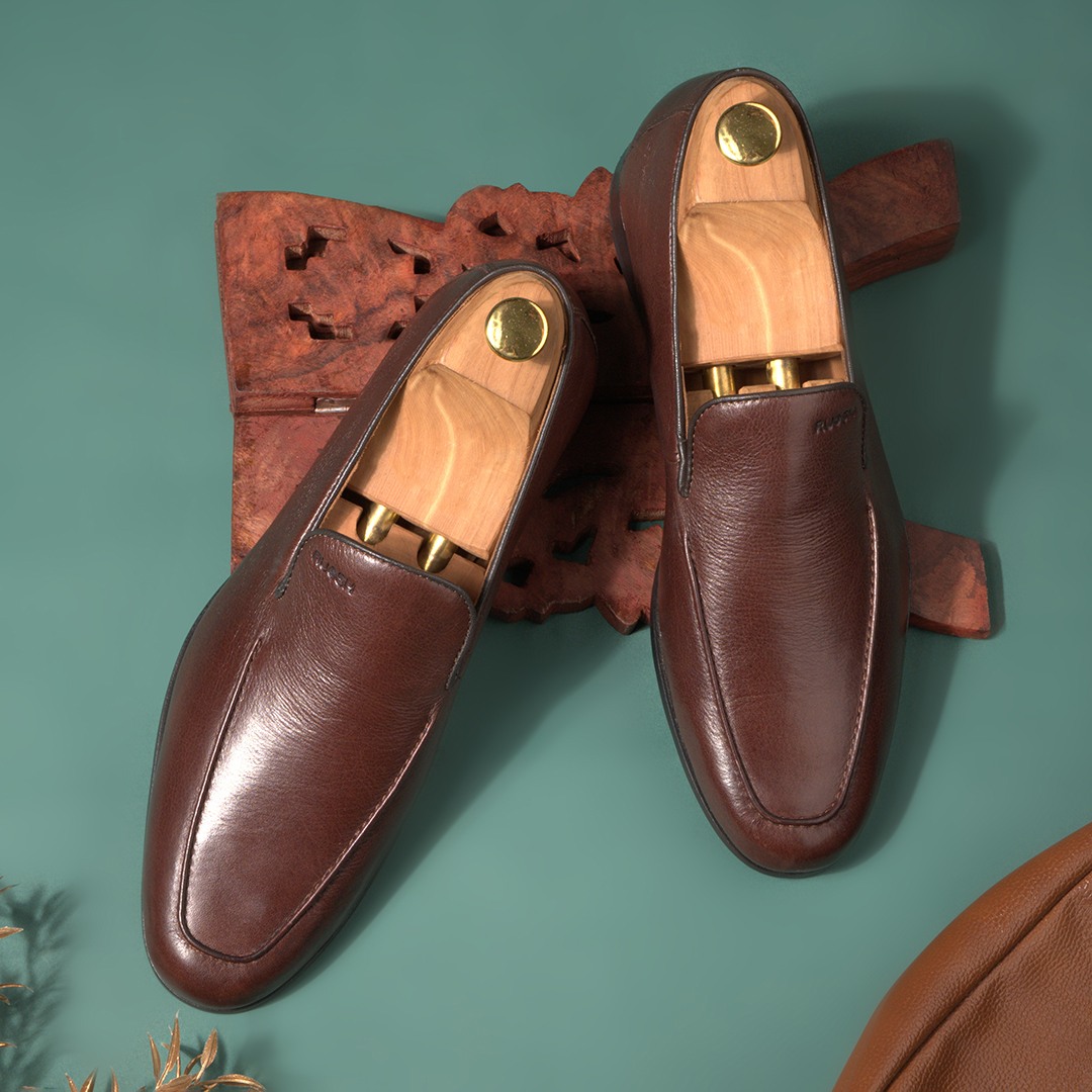 The Falon Dune Brown Men Occasion Slip-On Ruosh