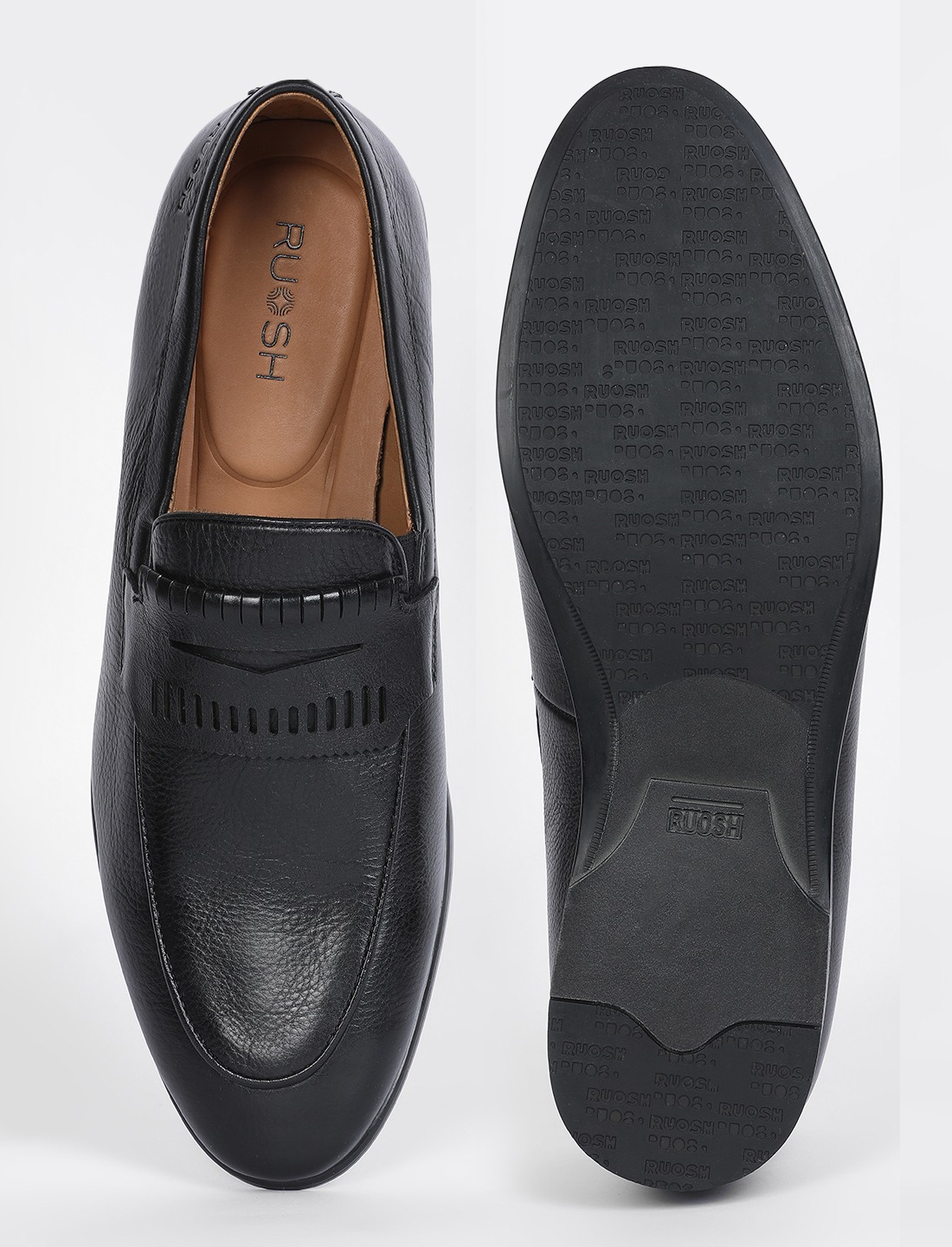 The Loki Black Men Occasion Slip-On Ruosh