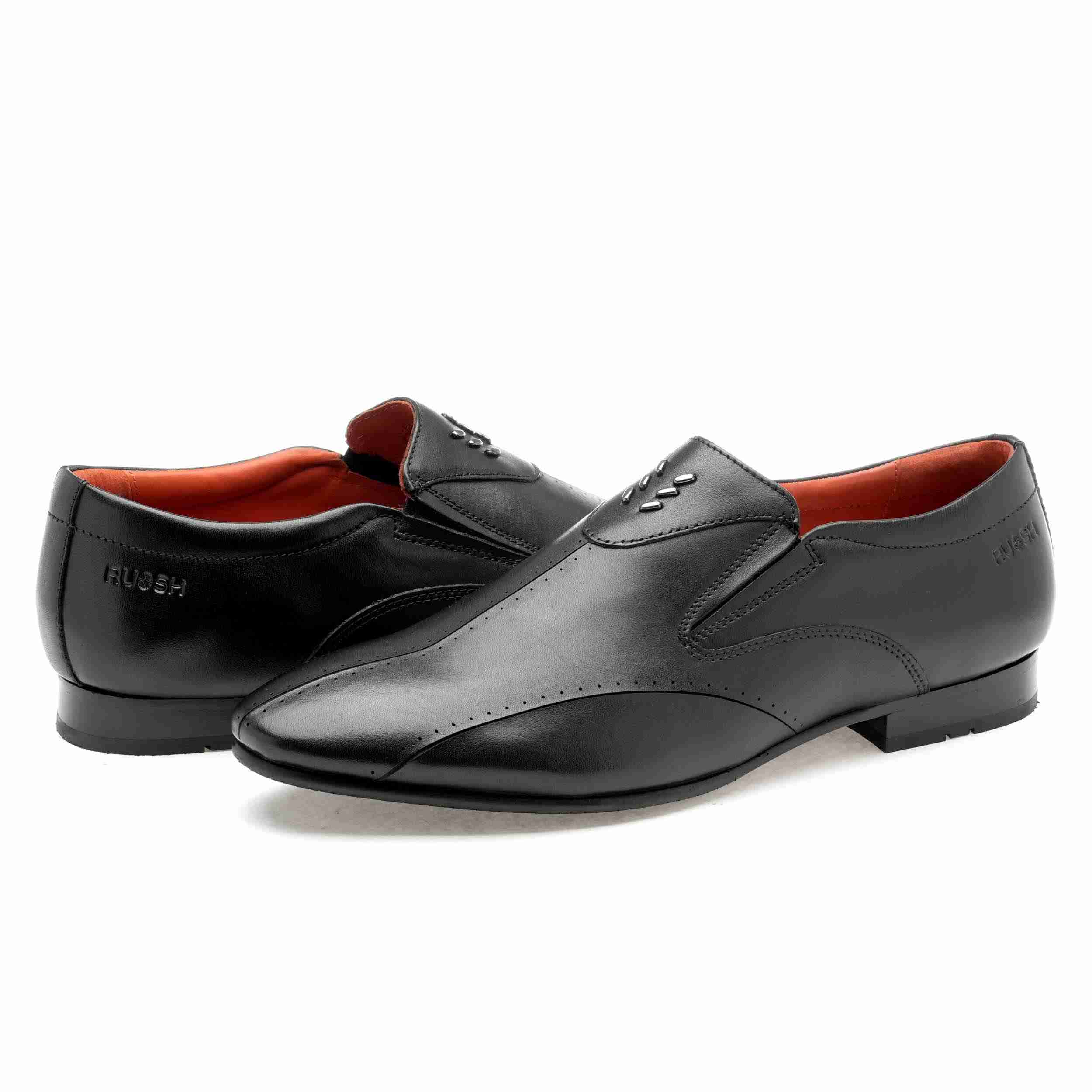 The Tera Ruosh Men Black Occasion Slip-On