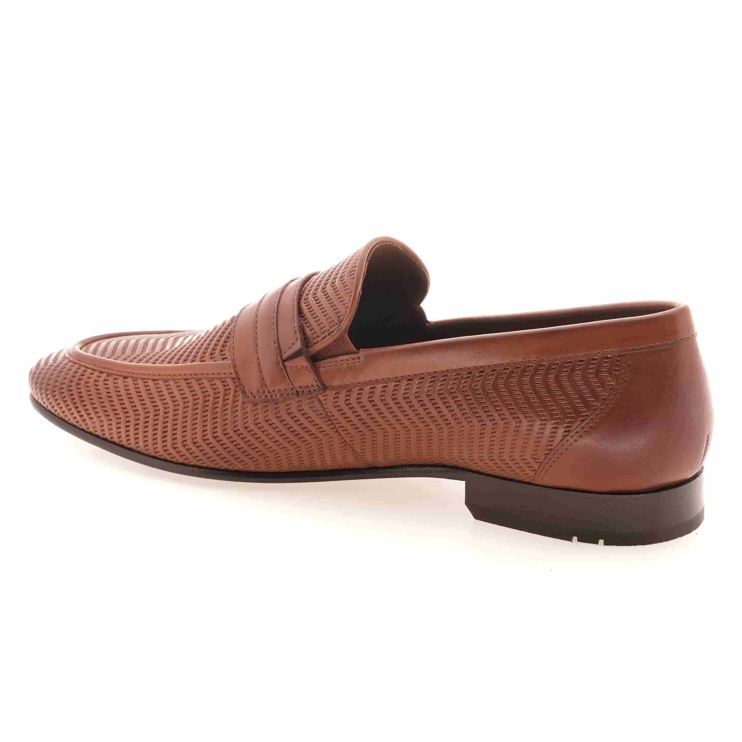 The Duke Tan Men Occasion Textured Slip On Ruosh