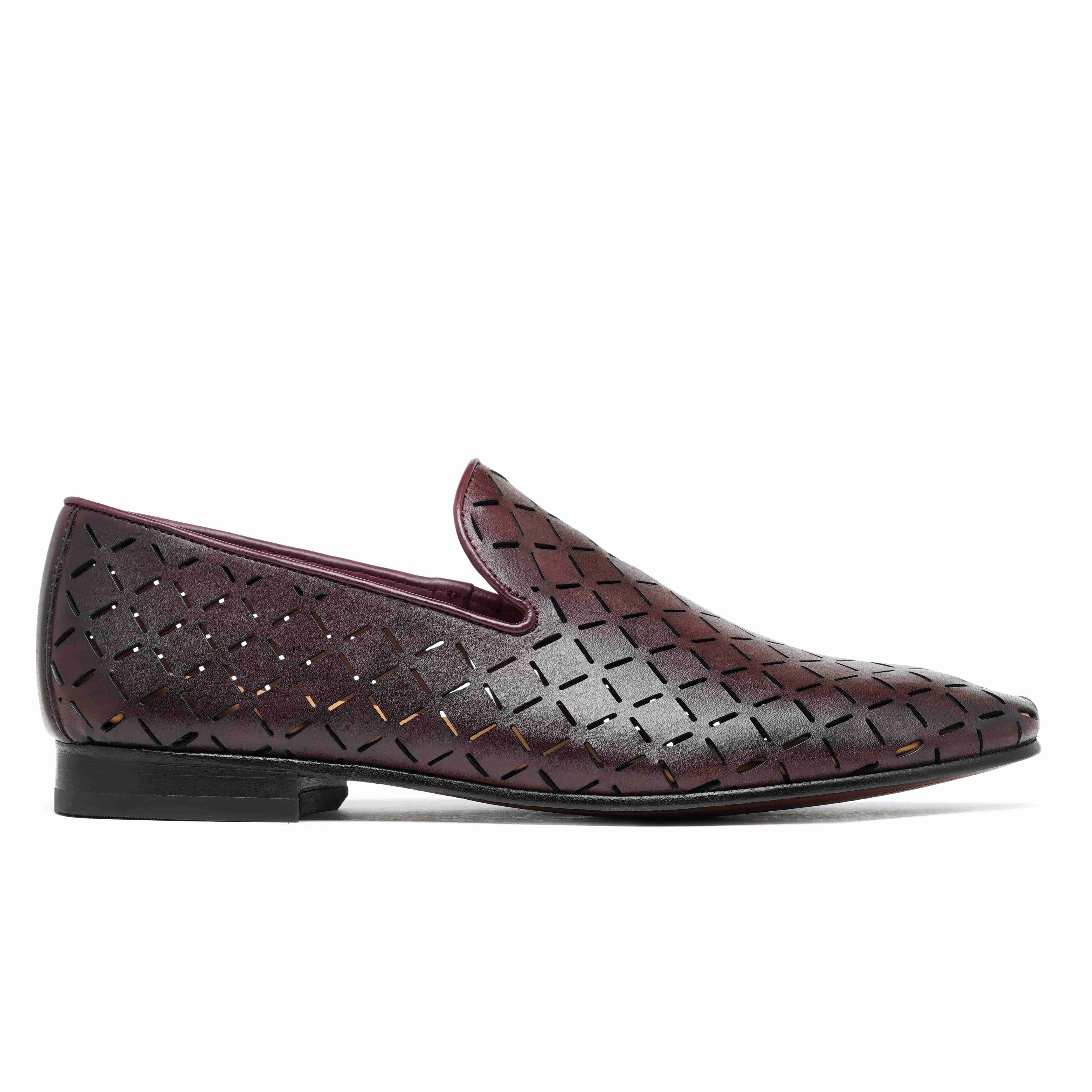 The Kotan Ruosh Men Burgundy Occasion Slip-On