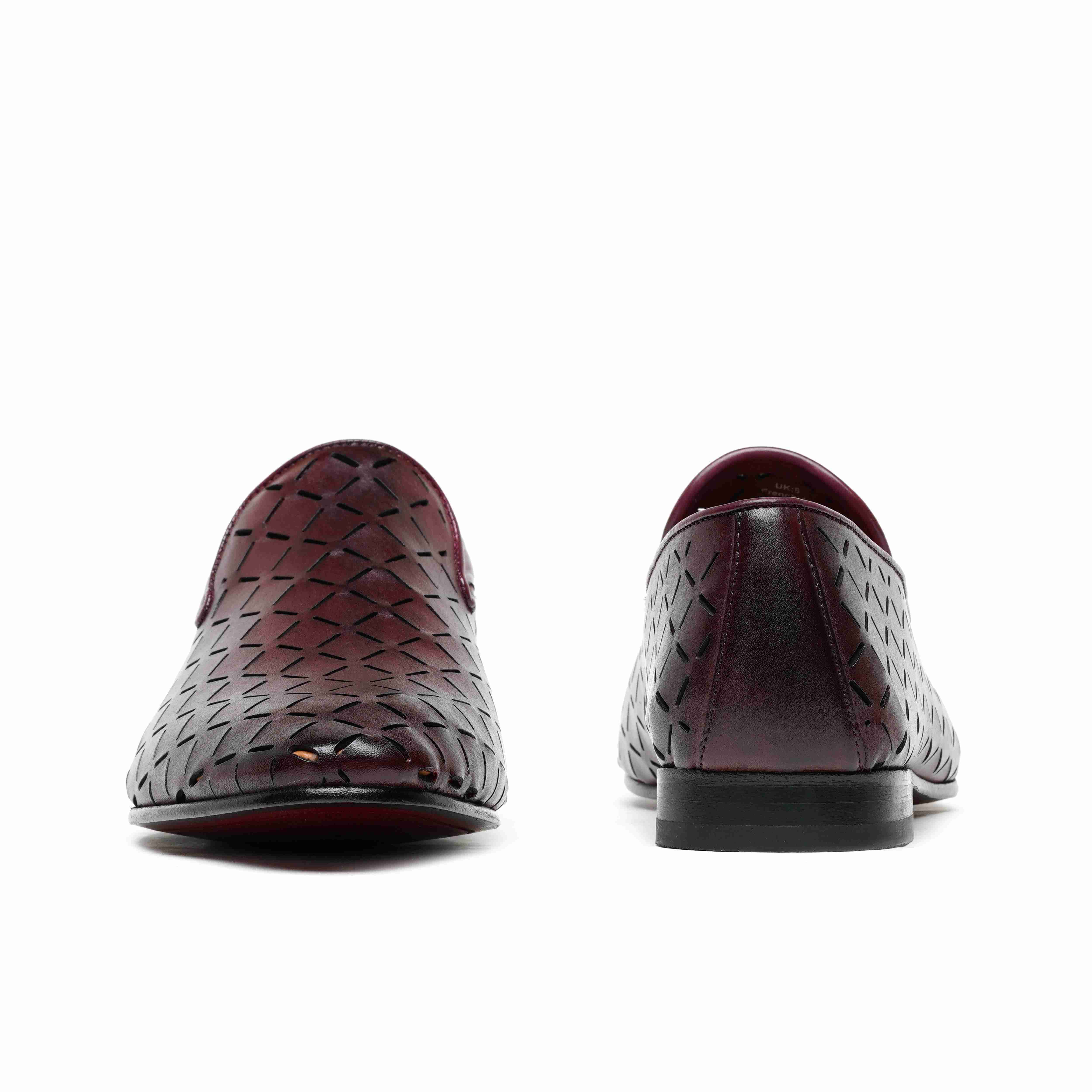The Kotan Ruosh Men Burgundy Occasion Slip-On