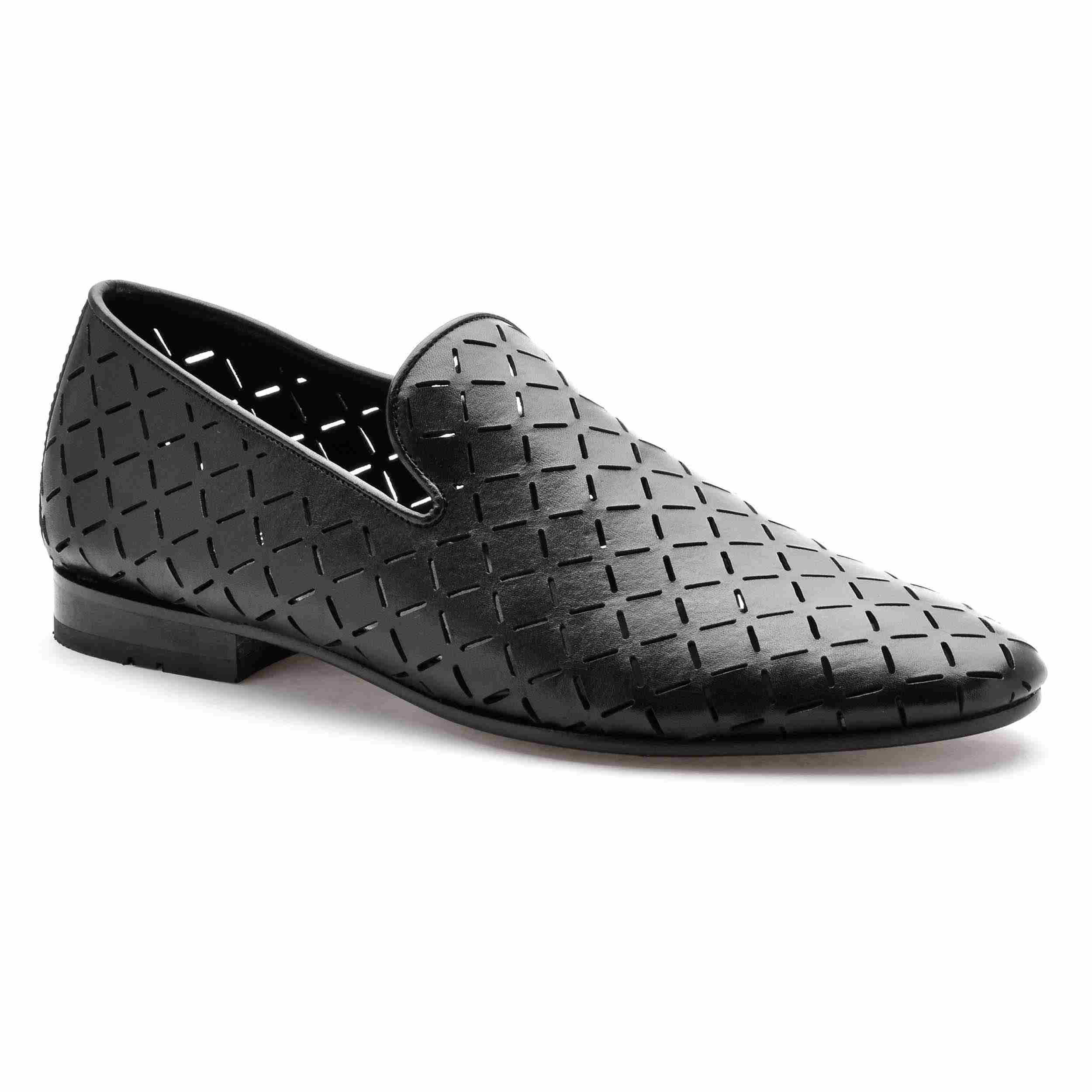 The Paul Ruosh Men Black Occasion Slip-On