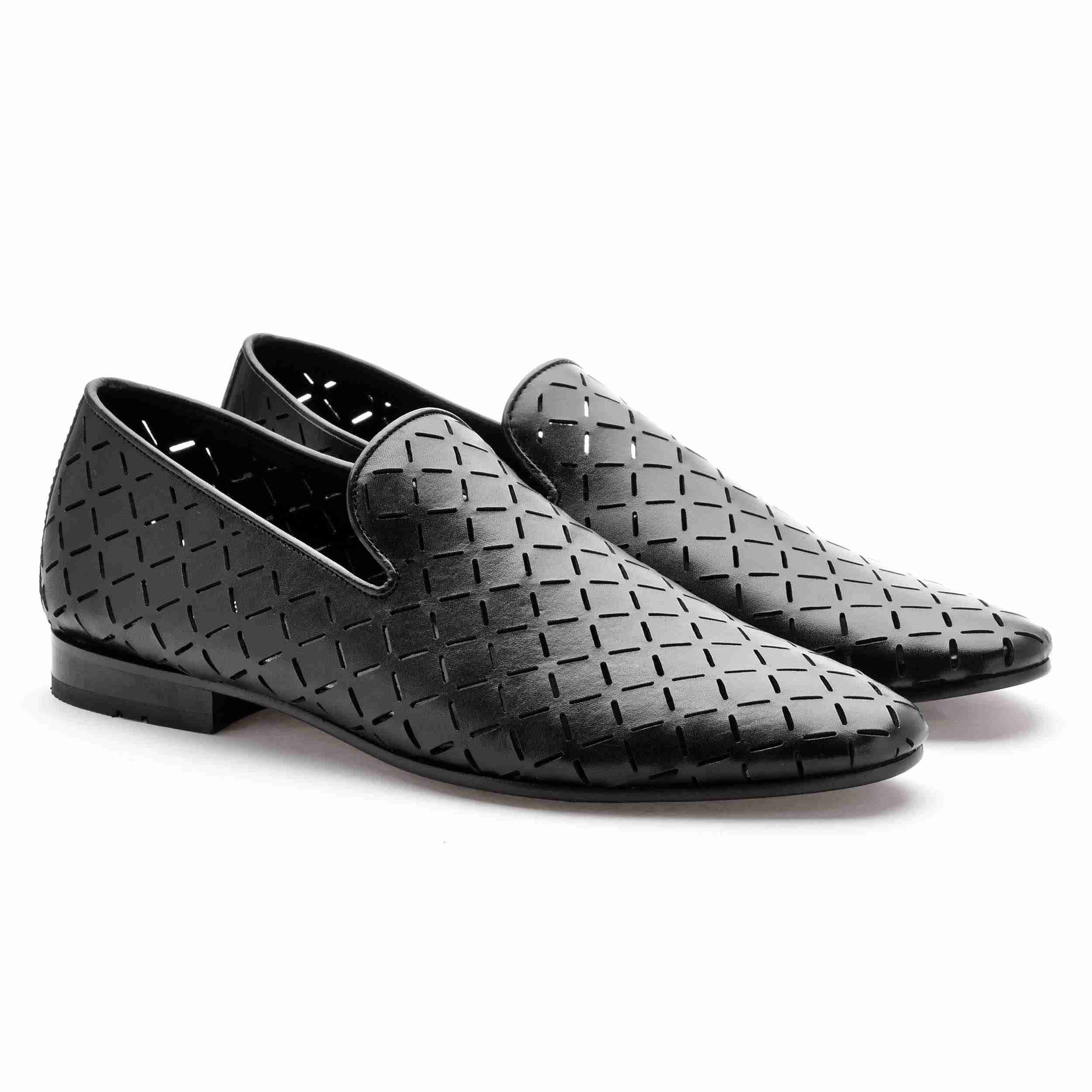 The Paul Ruosh Men Black Occasion Slip-On