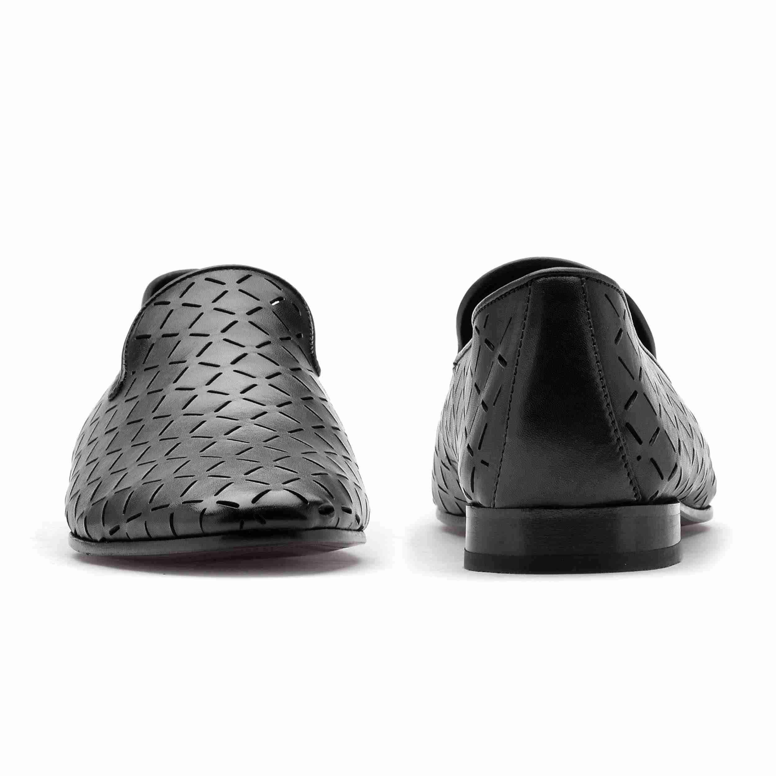 The Paul Ruosh Men Black Occasion Slip-On