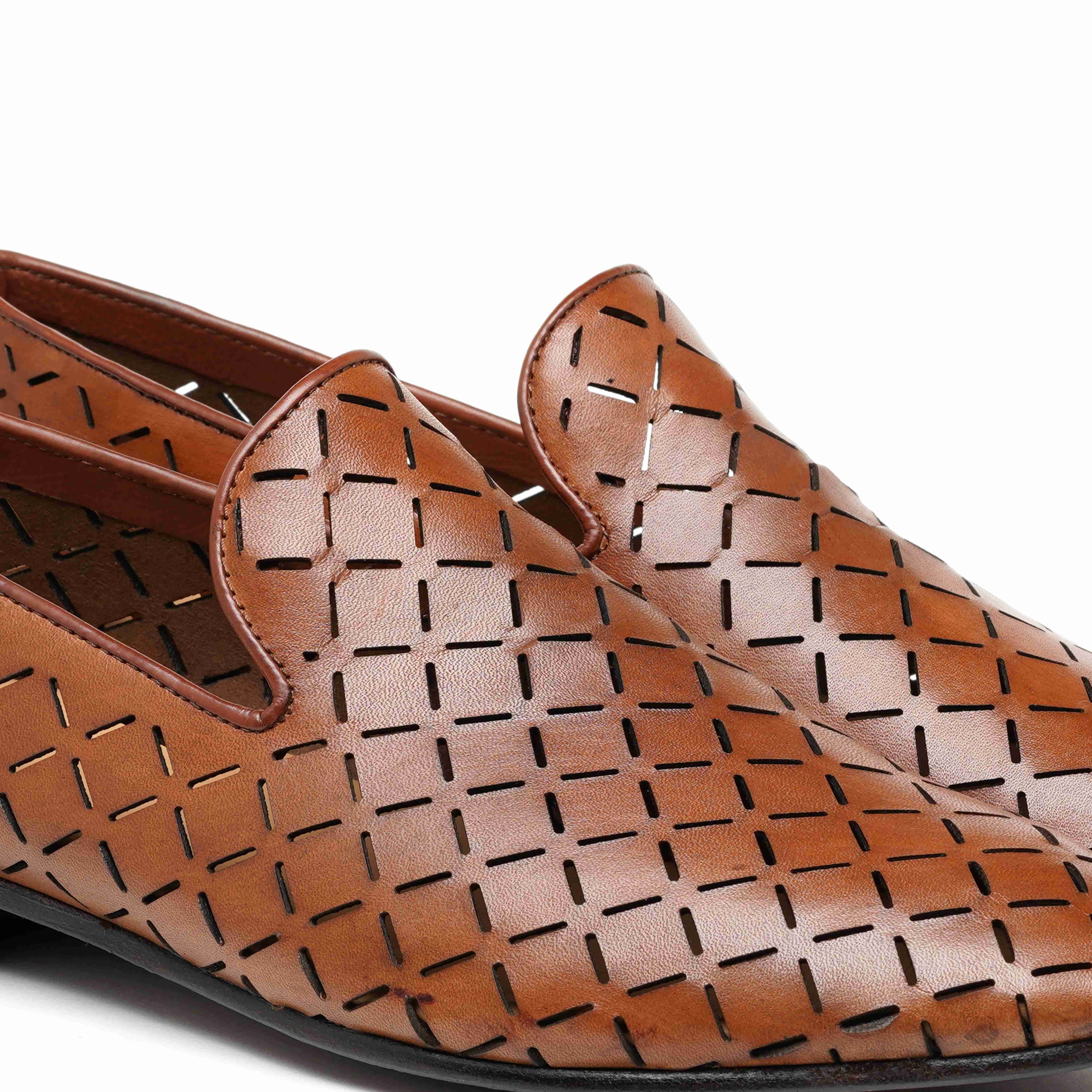 The Kotan Ruosh Men Tan Occasion Slip-On