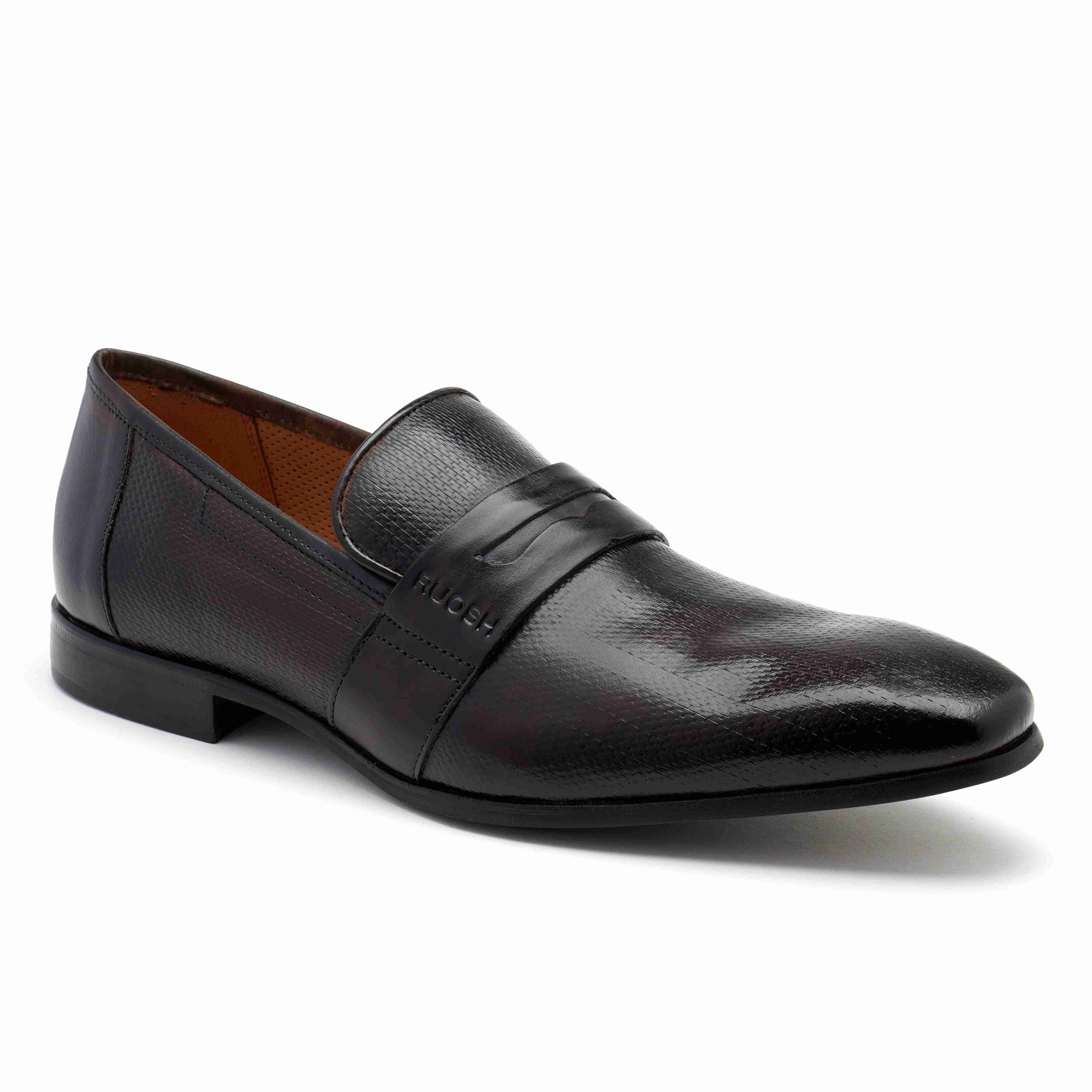 The King Ruosh Men Brown Penny Loafer