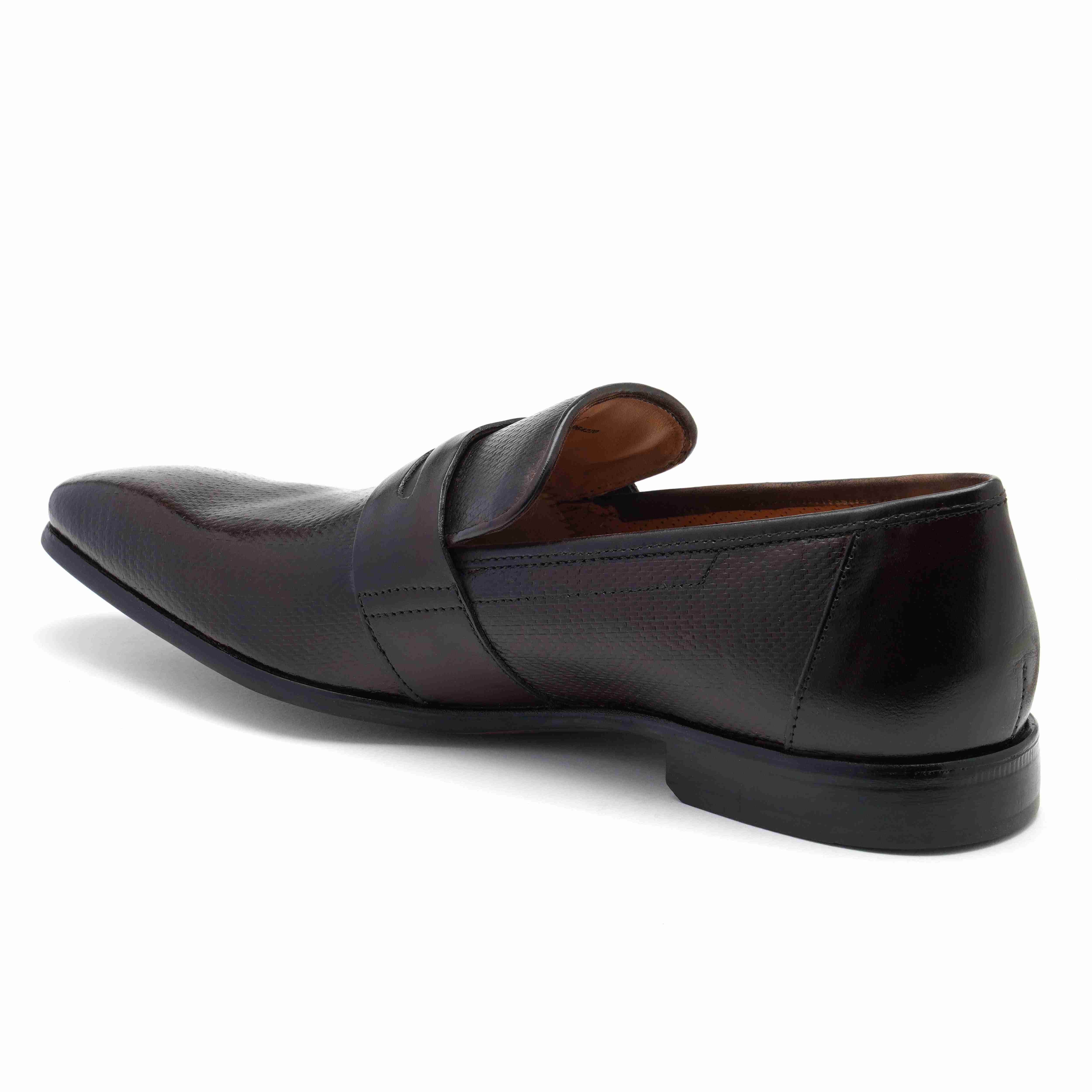 The King Ruosh Men Brown Penny Loafer
