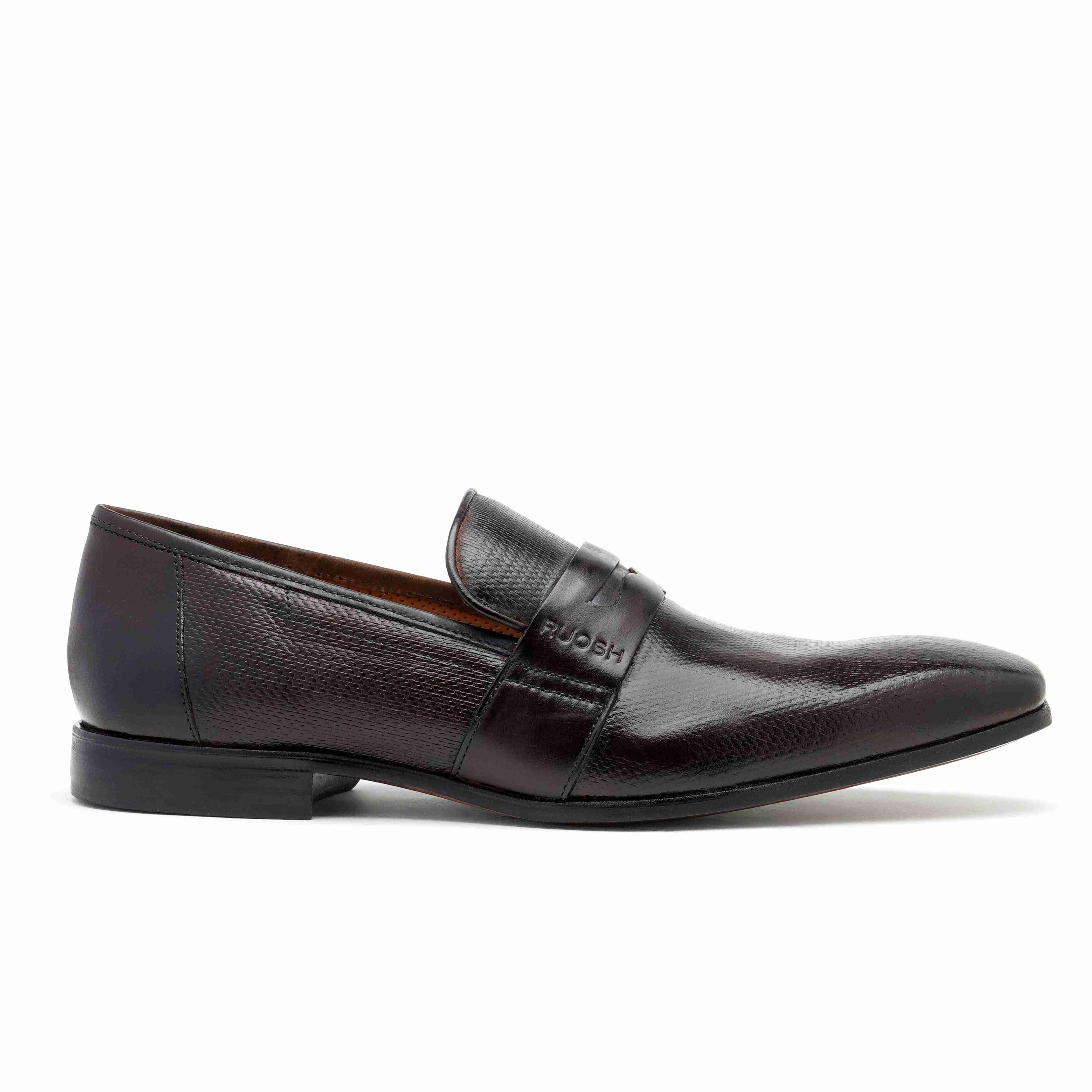 The King Ruosh Men Brown Penny Loafer