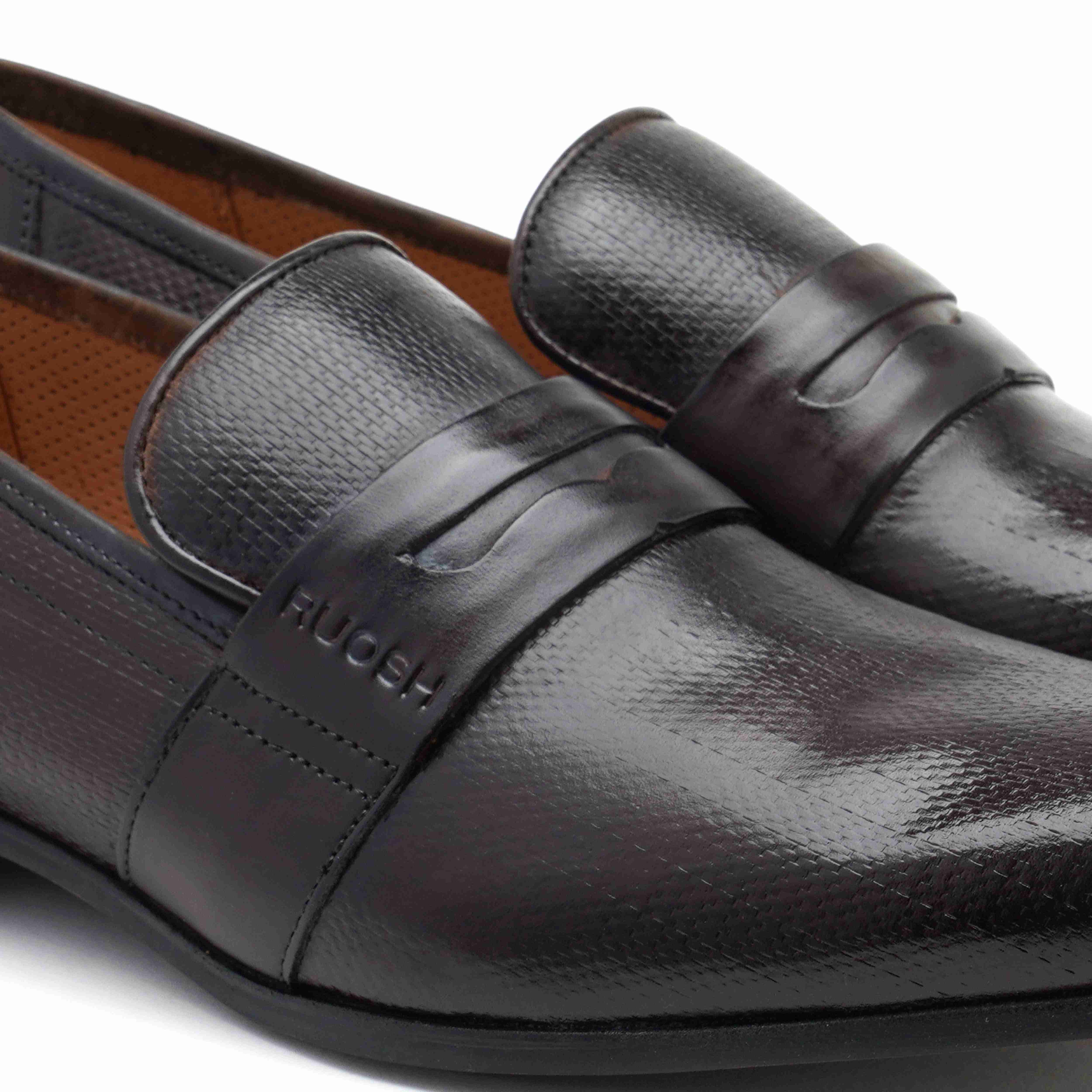 The King Ruosh Men Brown Penny Loafer