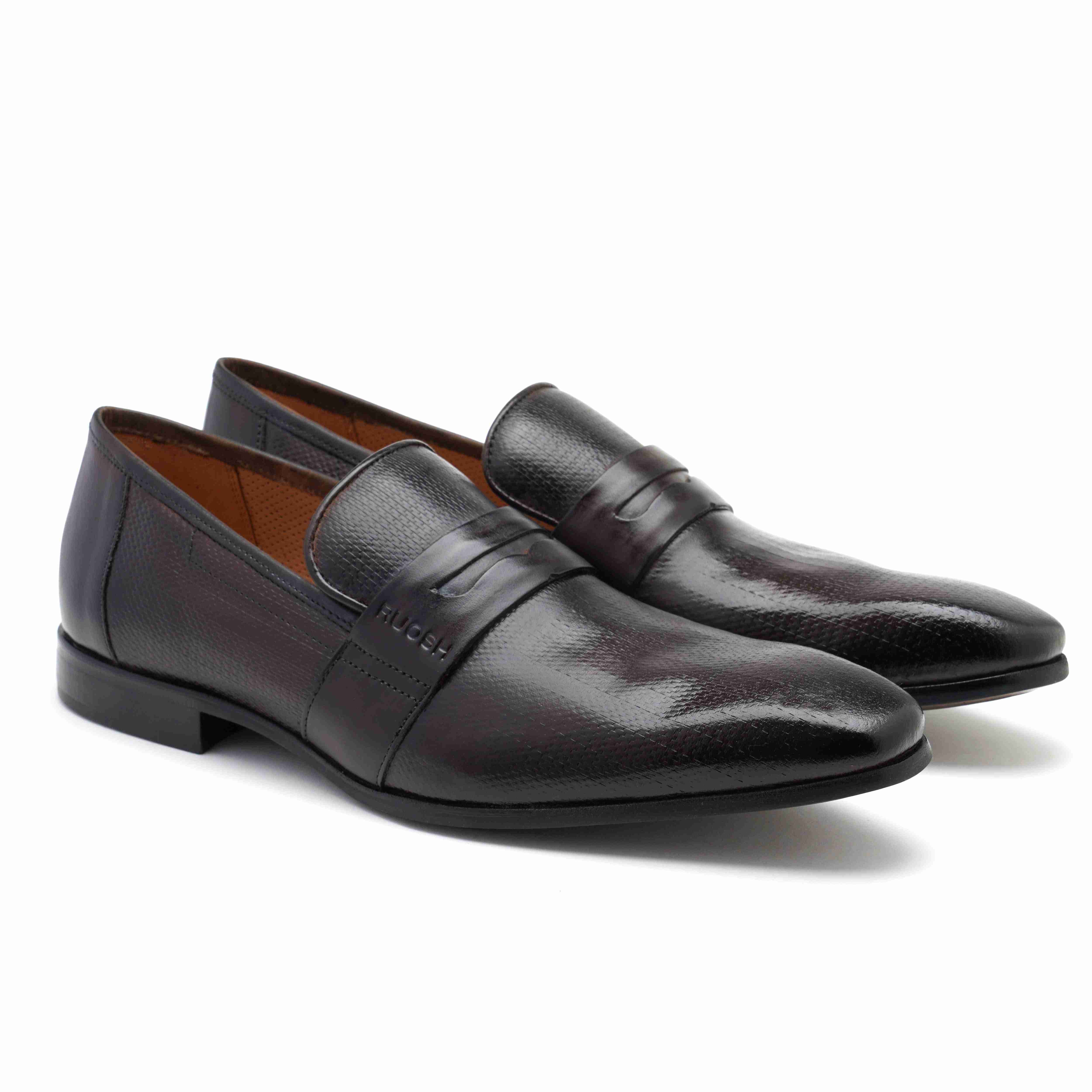 The King Ruosh Men Brown Penny Loafer
