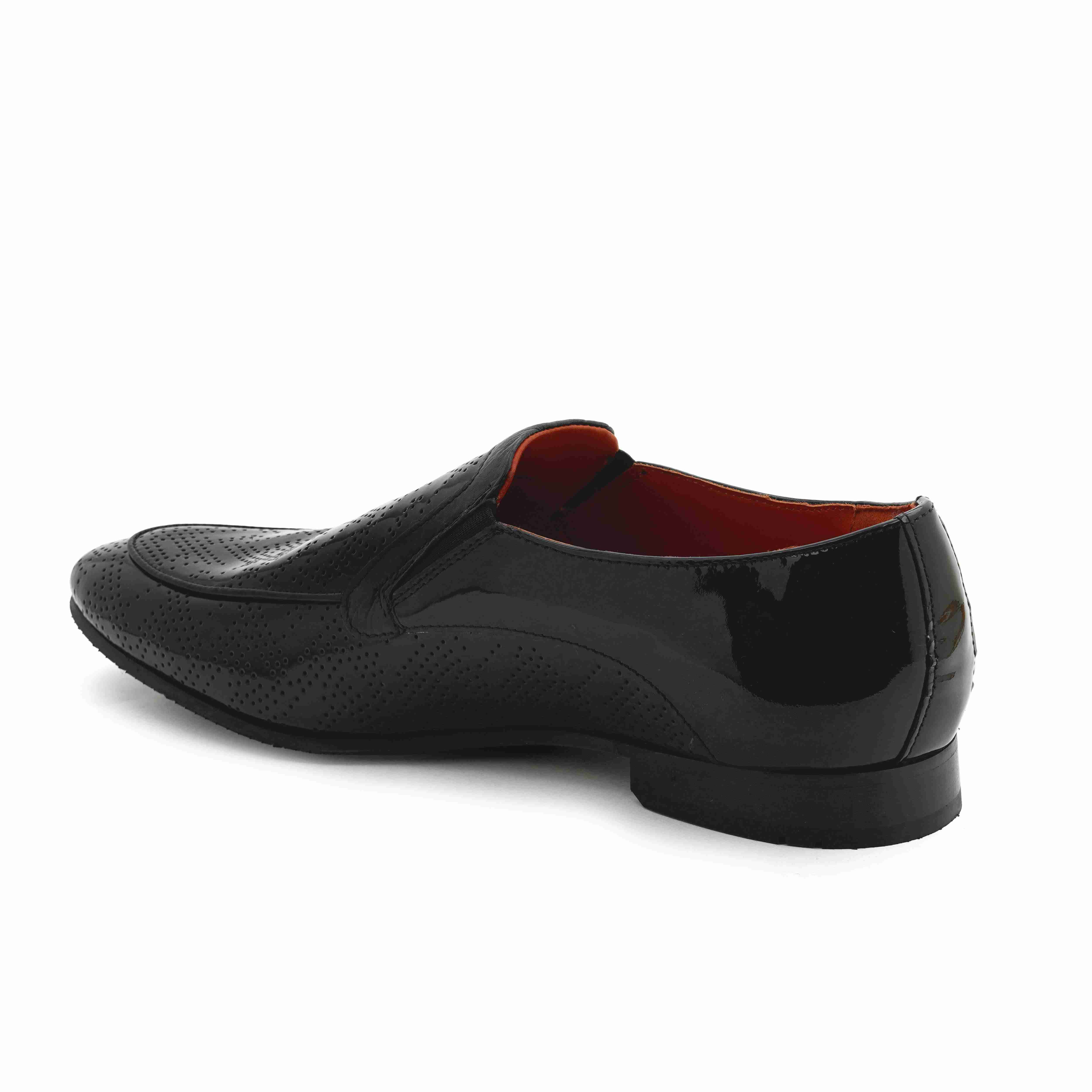 The Herber Ruosh Men Black Occasion Slip-On
