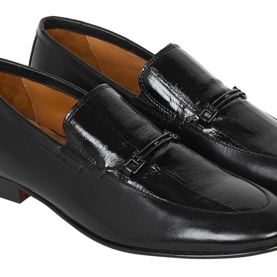The Paul Ruosh Men Black Occasion Slip-On