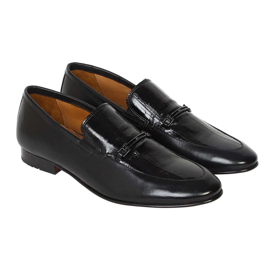The Paul Ruosh Men Black Occasion Slip-On