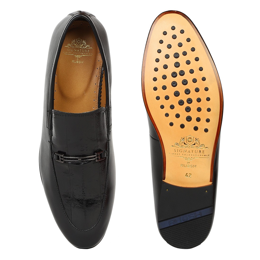 The Paul Ruosh Men Black Occasion Slip-On