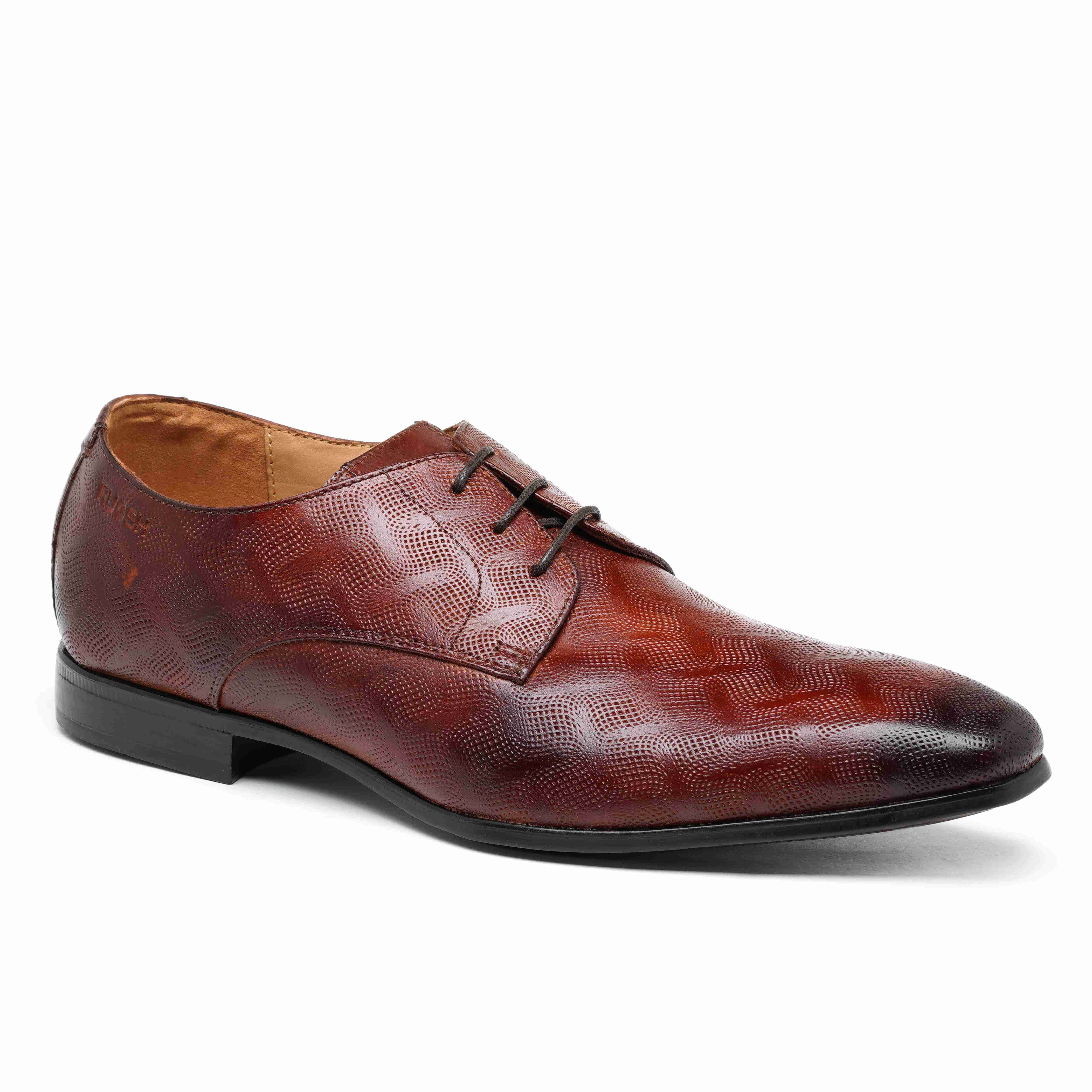 The King Ruosh Men Tan Formal Lace-Up