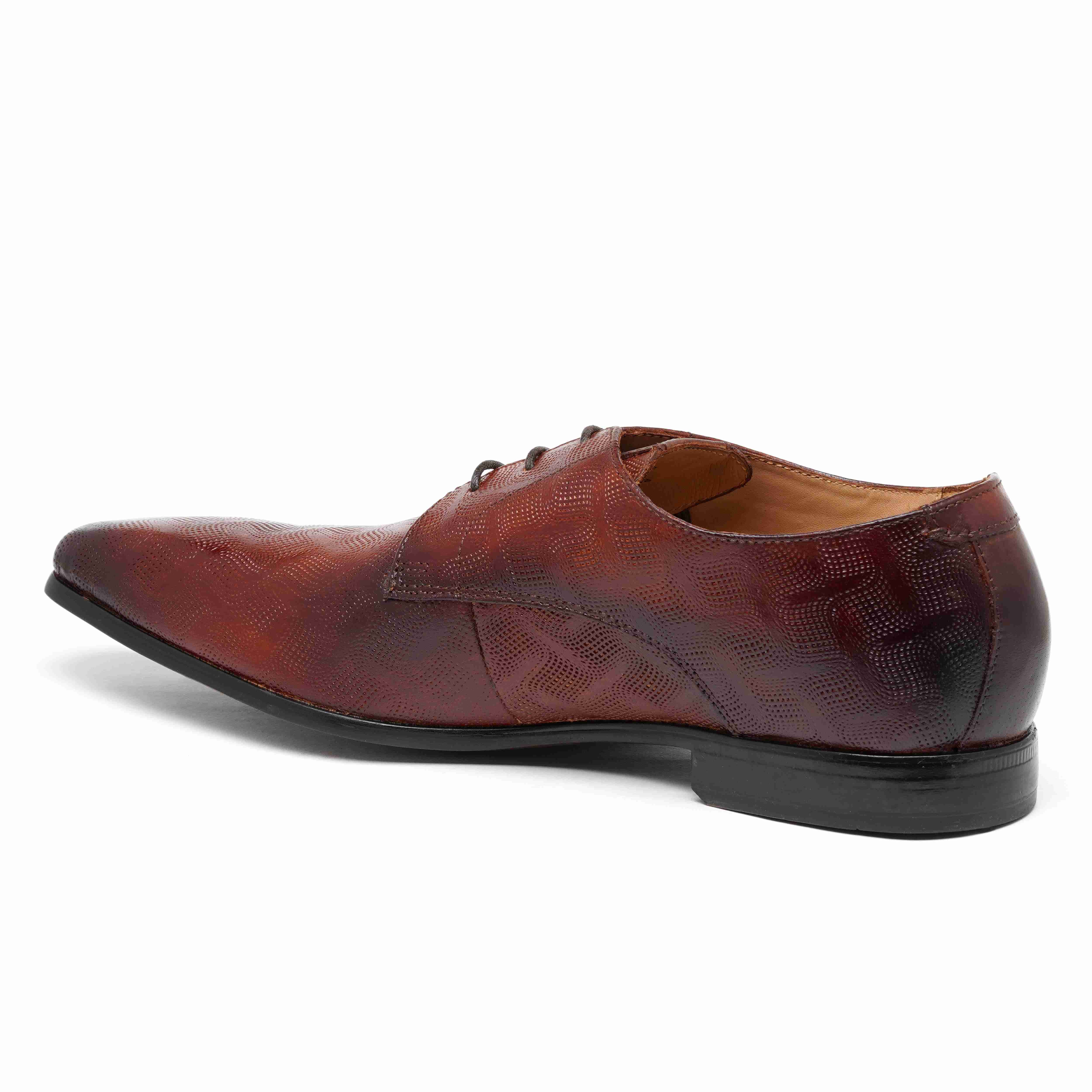 The King Ruosh Men Tan Formal Lace-Up
