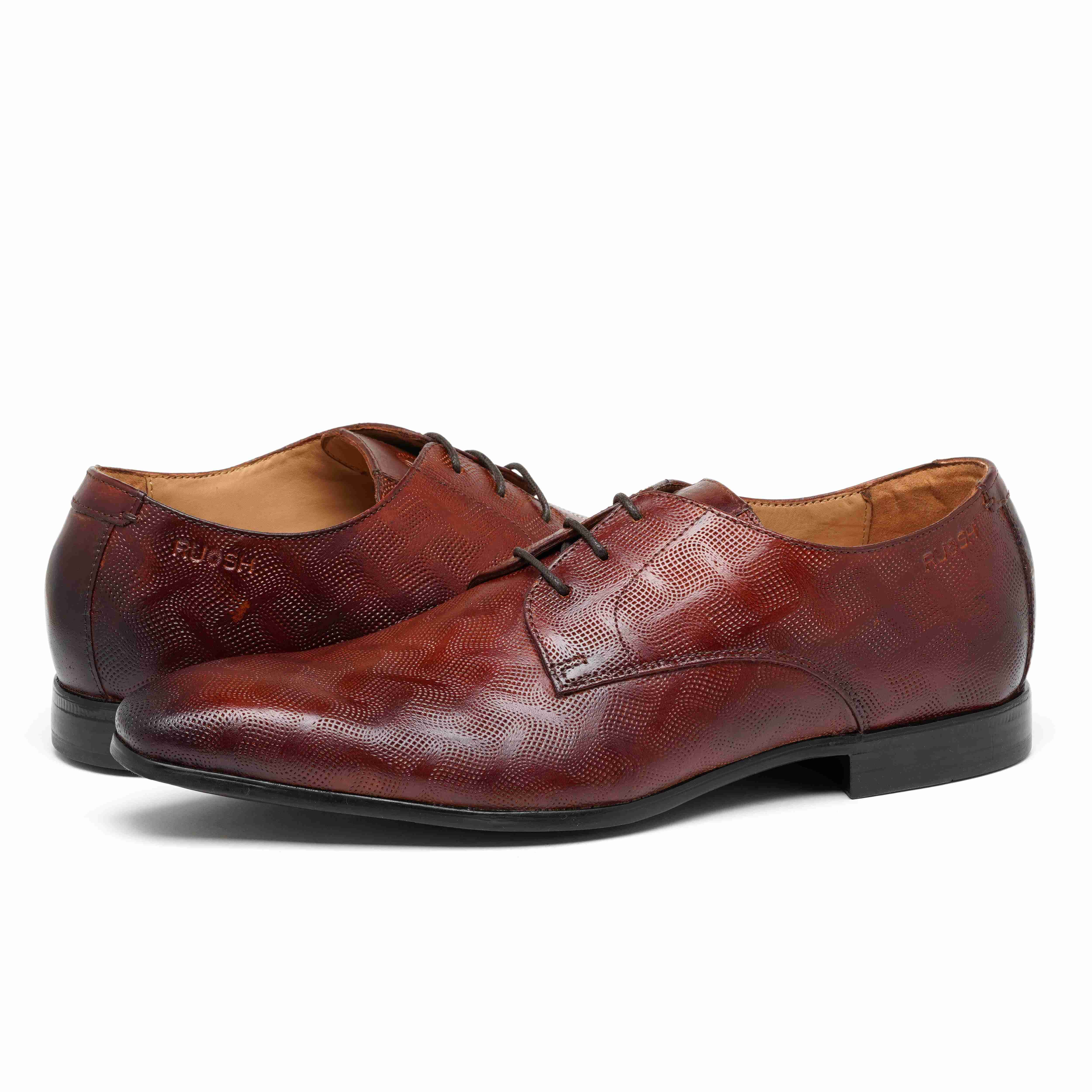 The King Ruosh Men Tan Formal Lace-Up