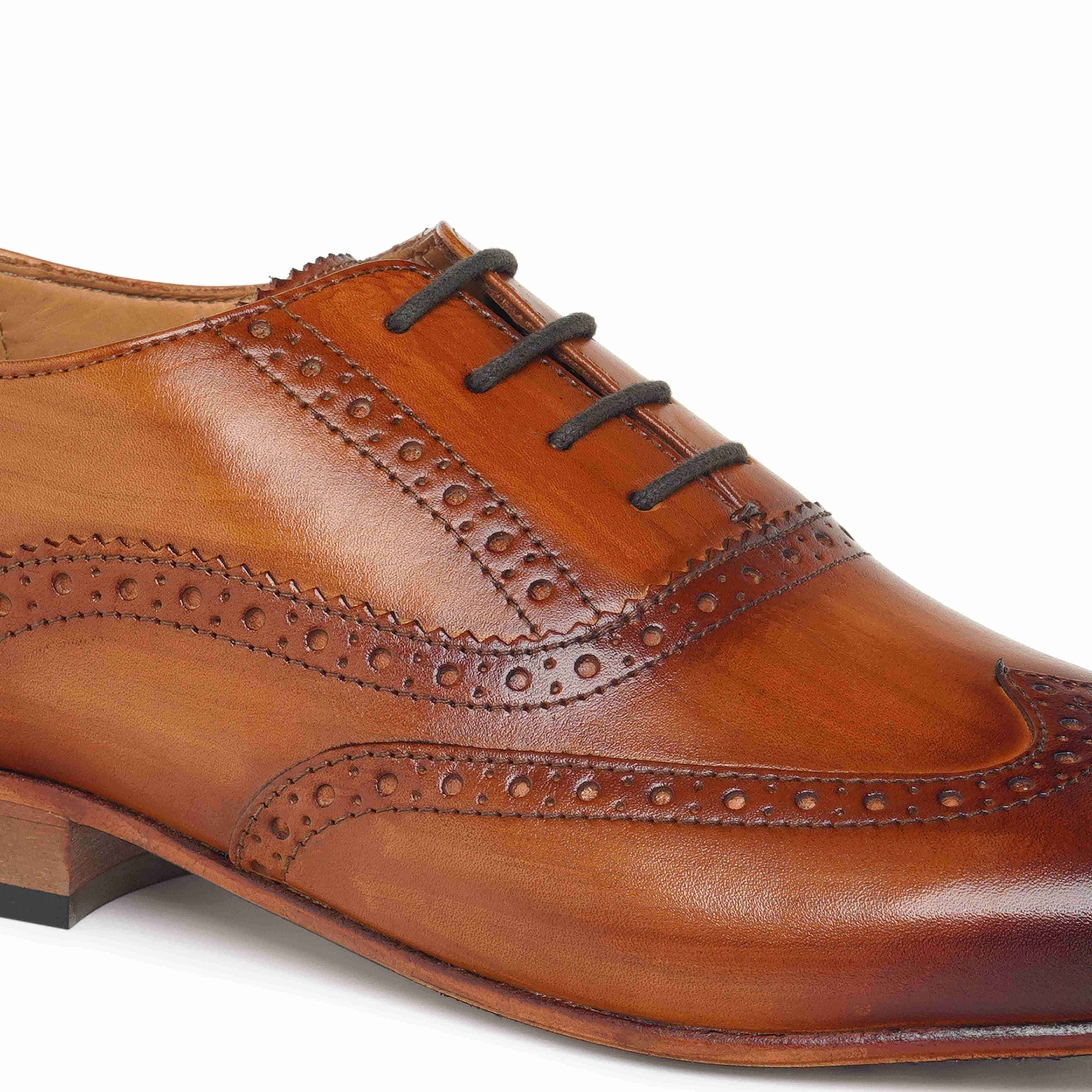 The Tivoli Ruosh Men Tan Oxford Brogue