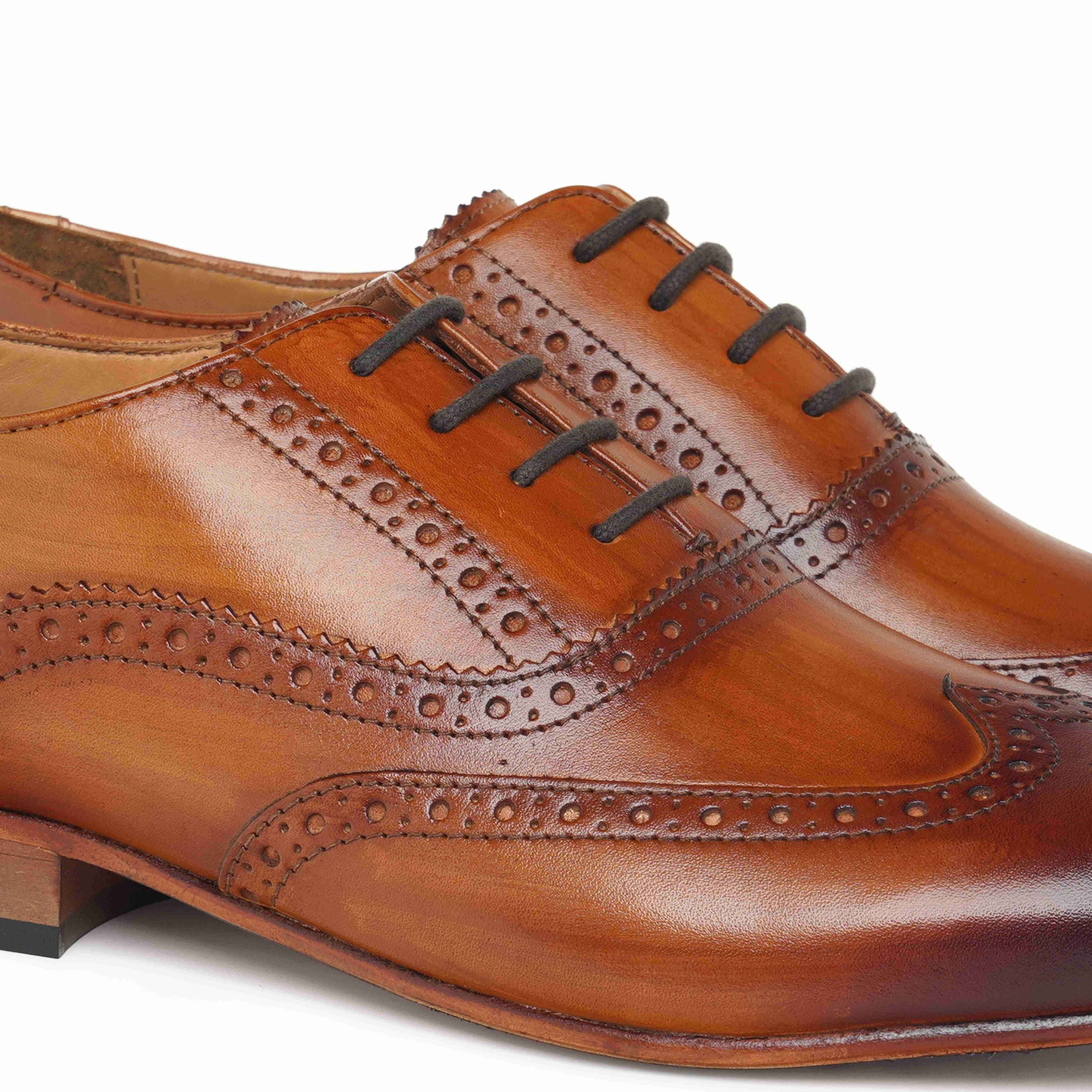 The Tivoli Ruosh Men Tan Oxford Brogue
