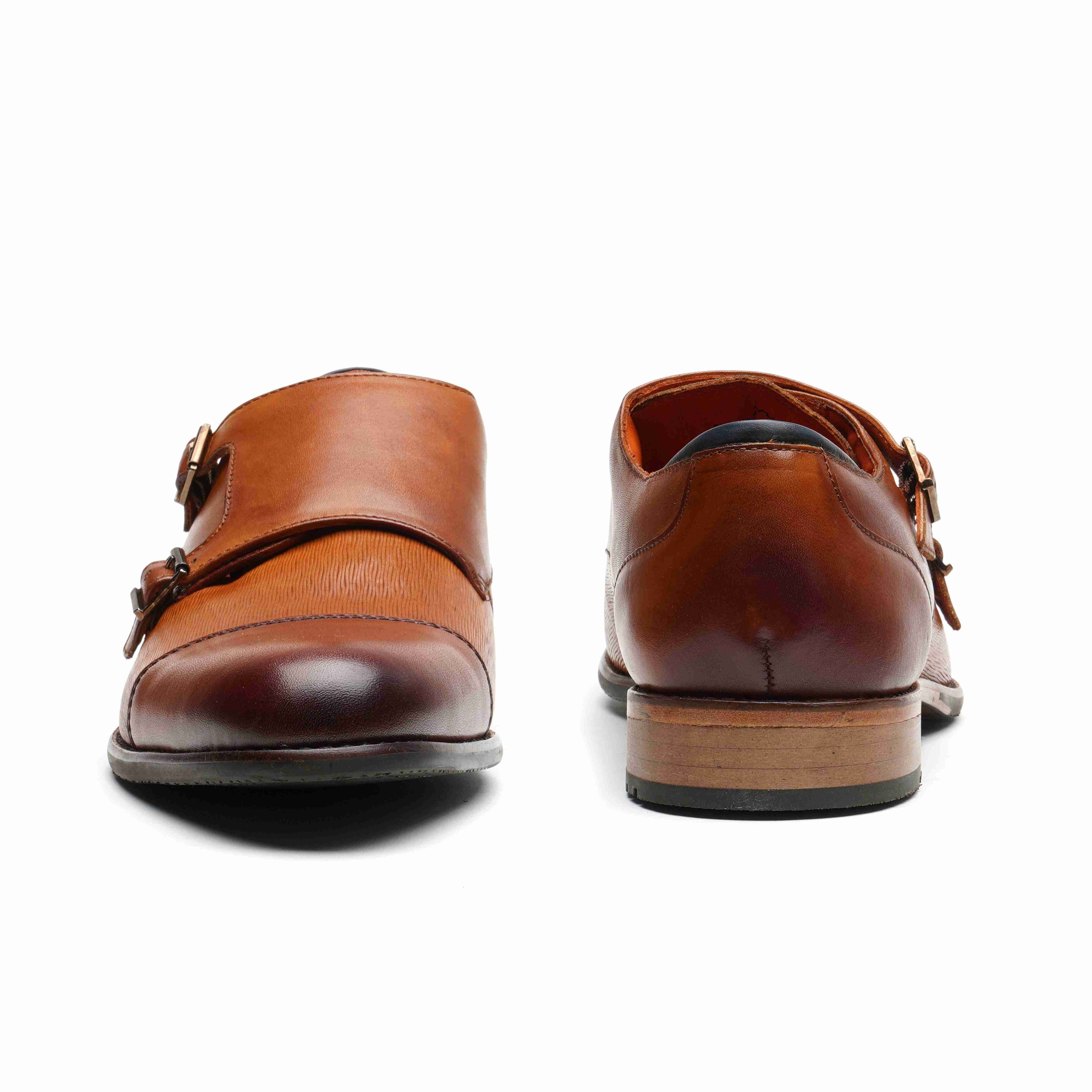 The Adon Ruosh Men Tan Occasion Double Monk