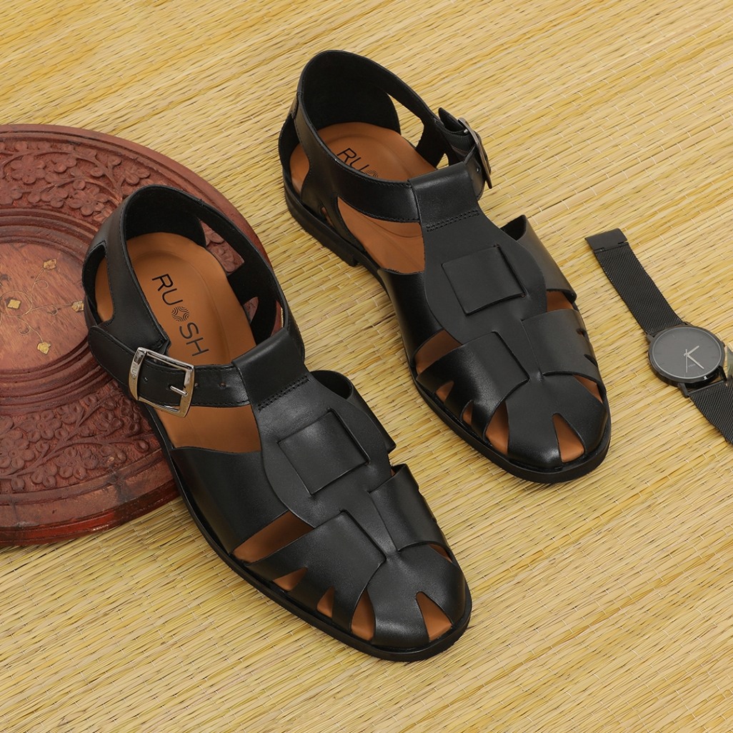 The Andy Black Men Sandal Ruosh