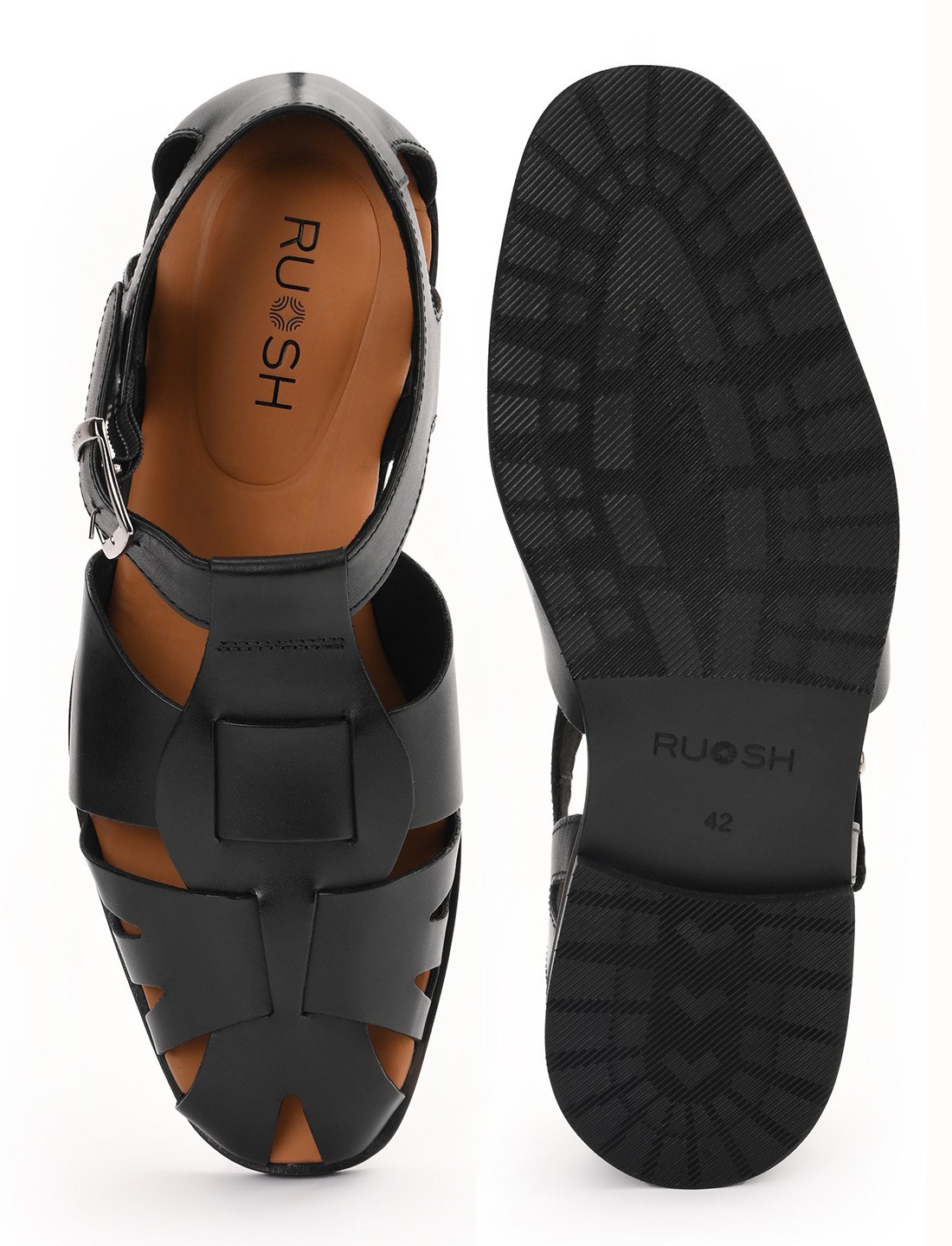 The Andy Black Men Sandal Ruosh