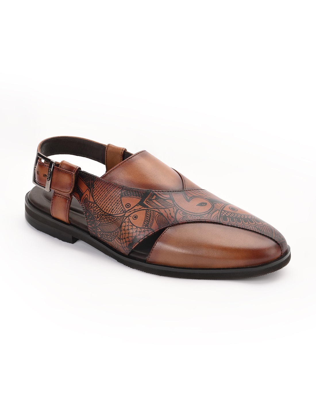 The Peshwa Tan Men Peshawari Sandal Ruosh