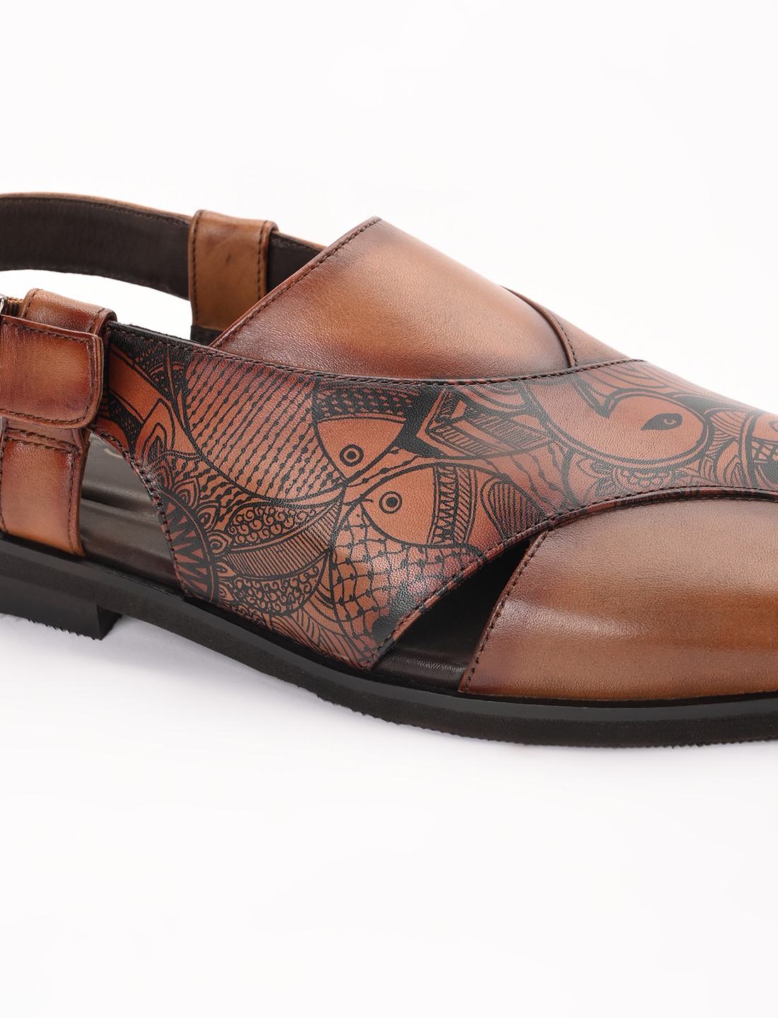 The Peshwa Tan Men Peshawari Sandal Ruosh