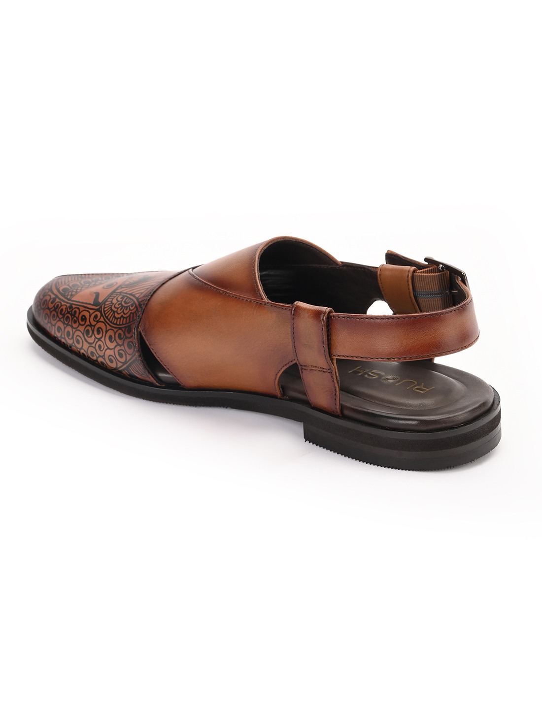 The Peshwa Tan Men Peshawari Sandal Ruosh