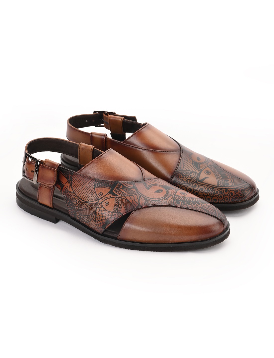 The Peshwa Tan Men Peshawari Sandal Ruosh