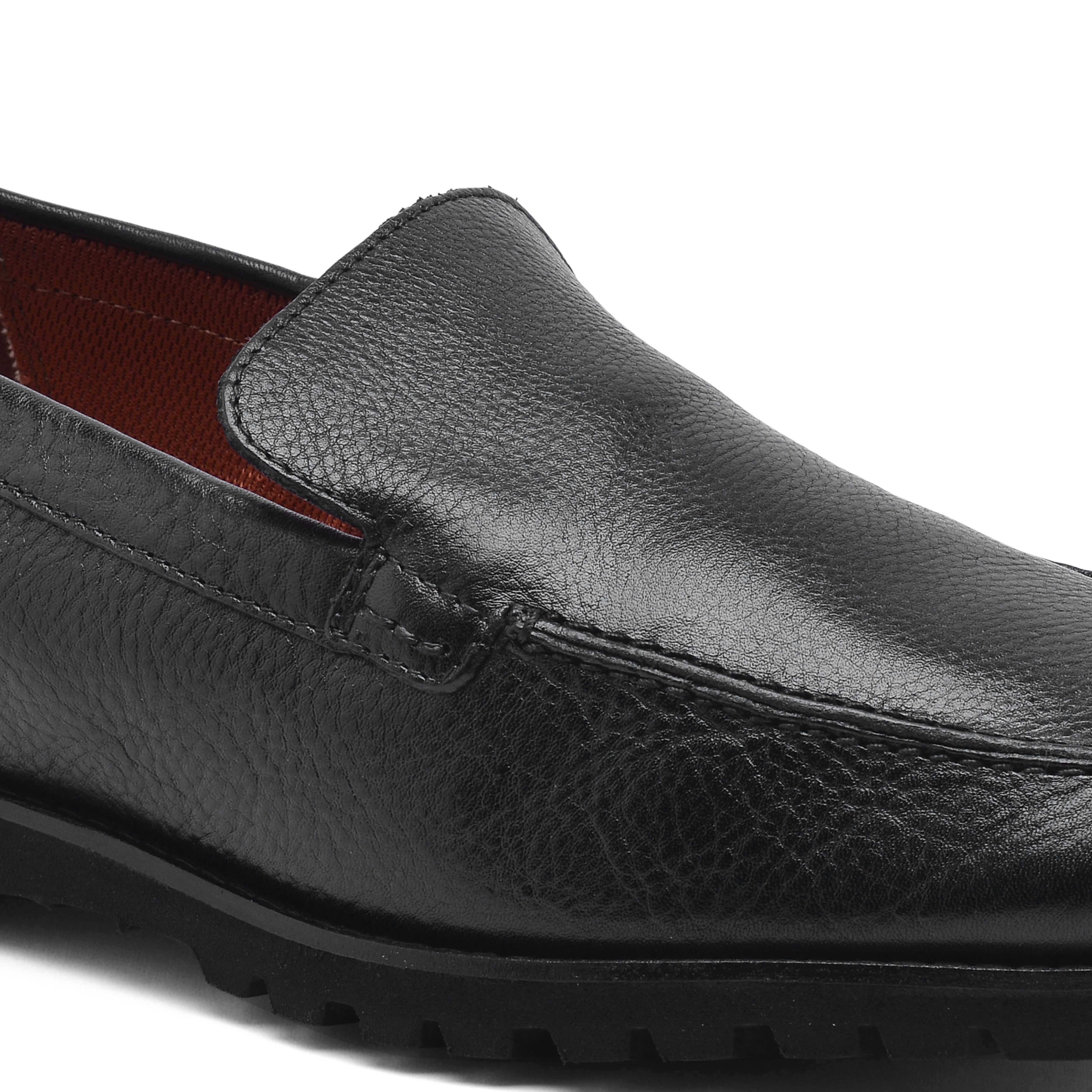 The Otes Ruosh Men Black Casual Loafer