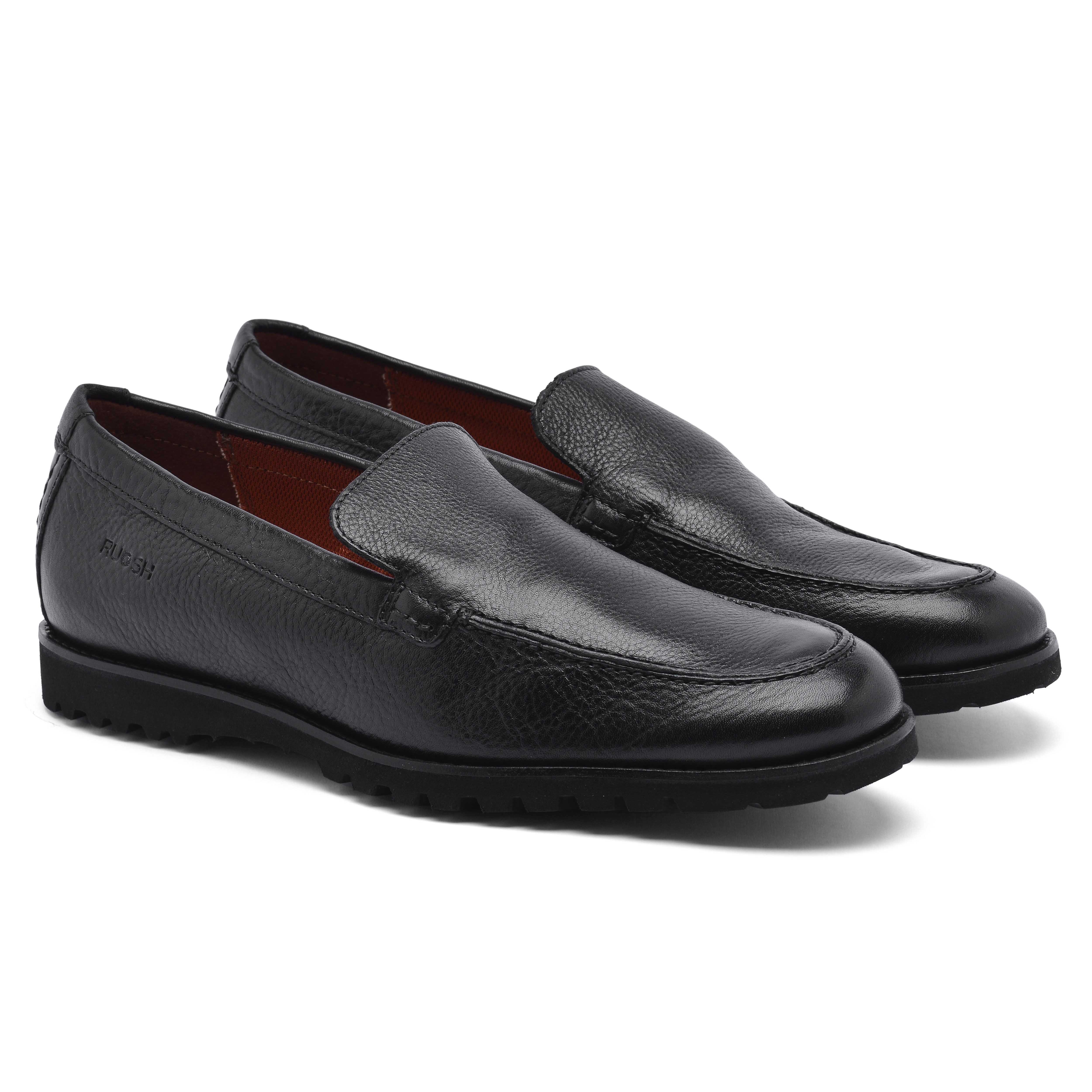 The Otes Ruosh Men Black Casual Loafer