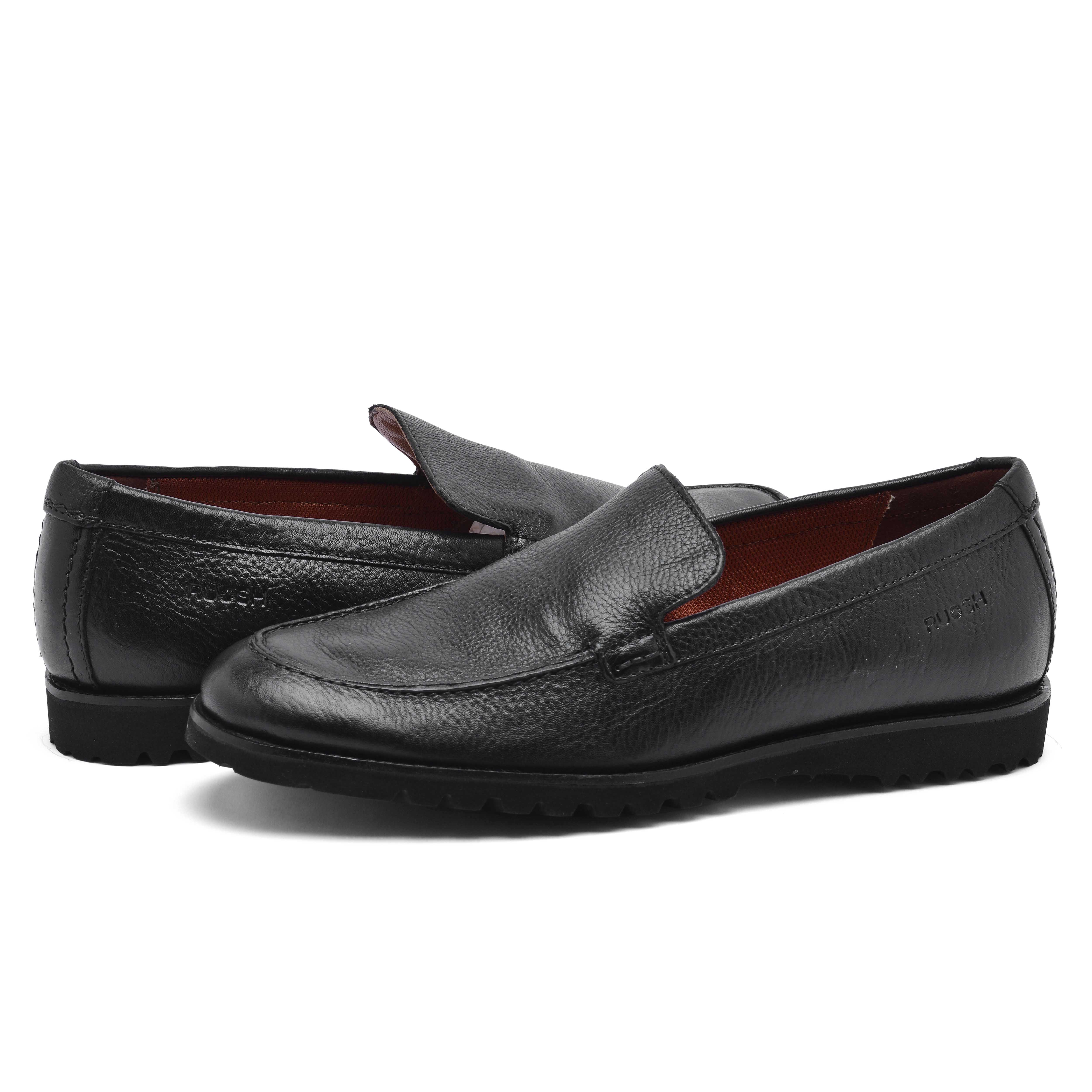 The Otes Ruosh Men Black Casual Loafer