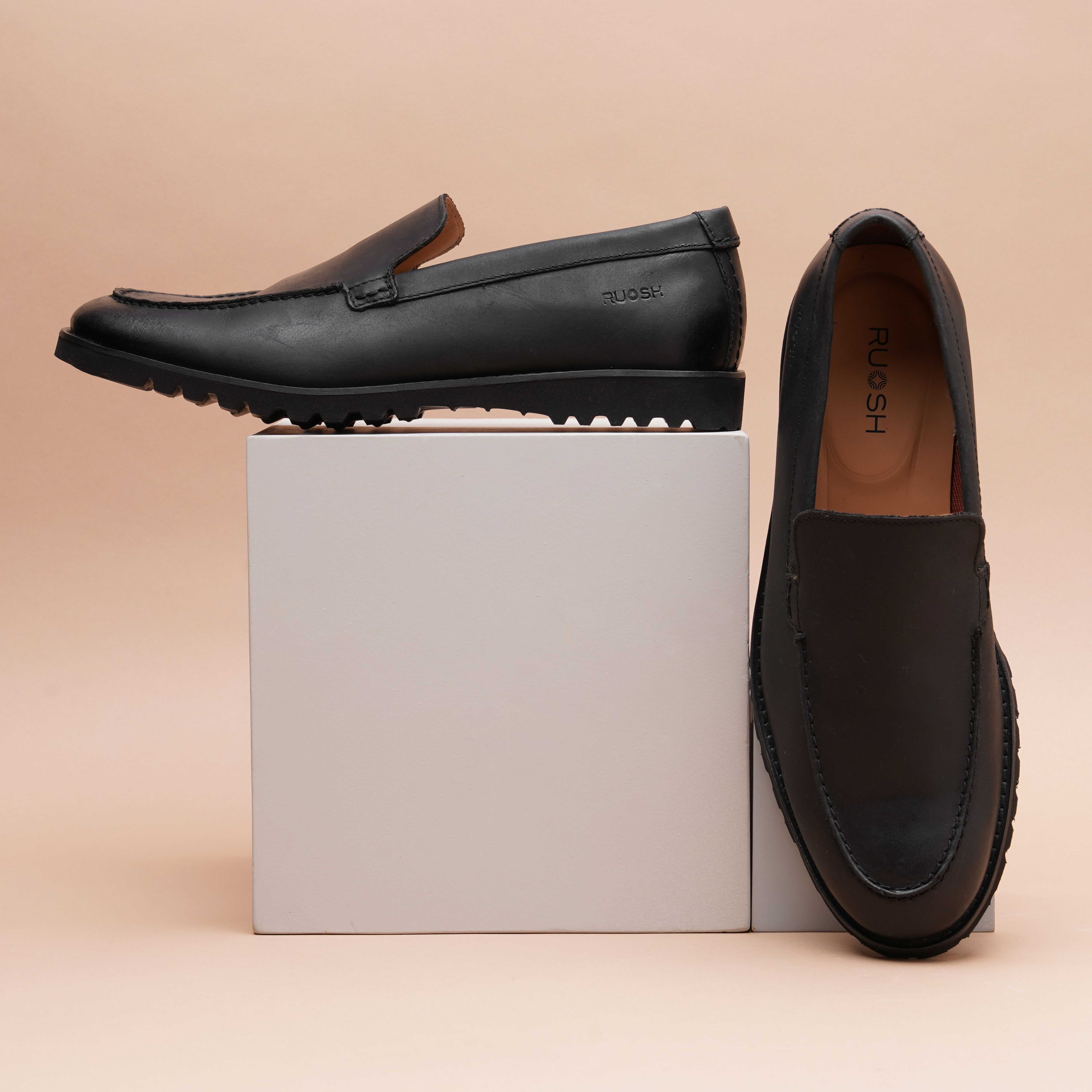 The Otes Ruosh Men Black Casual Boot