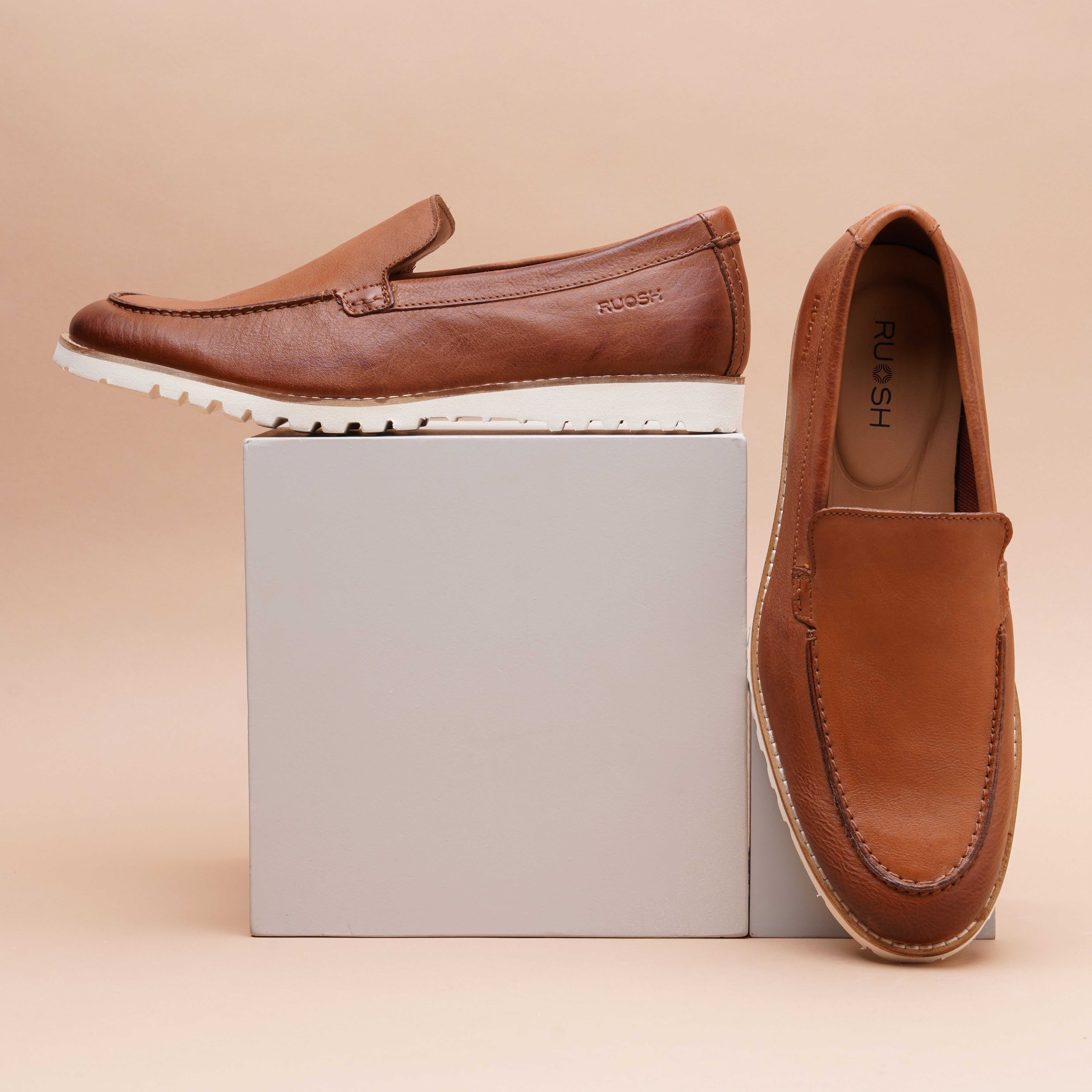 The Otes Ruosh Men Tan Casual Loafer