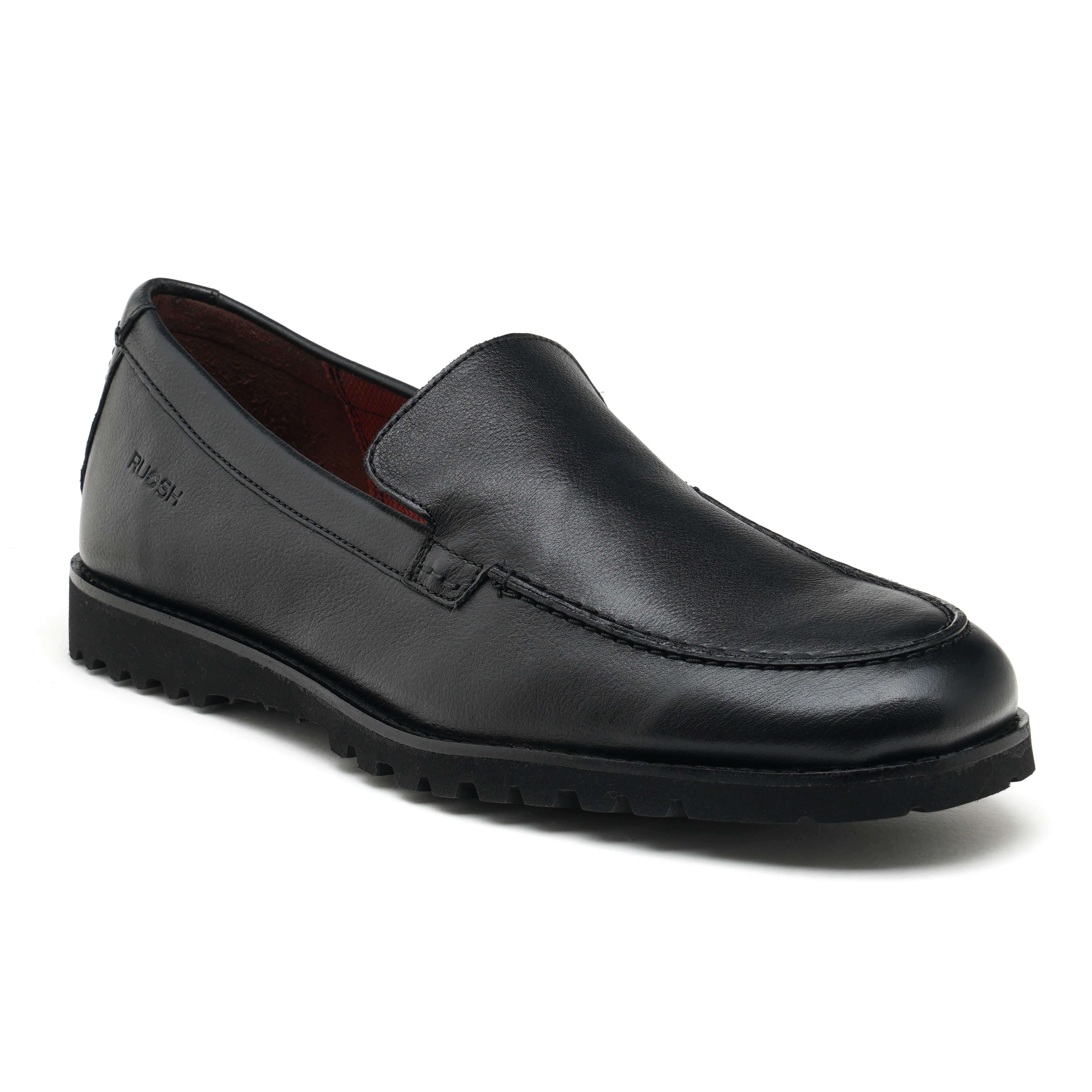 The Otes Ruosh Men Black Casual Loafer