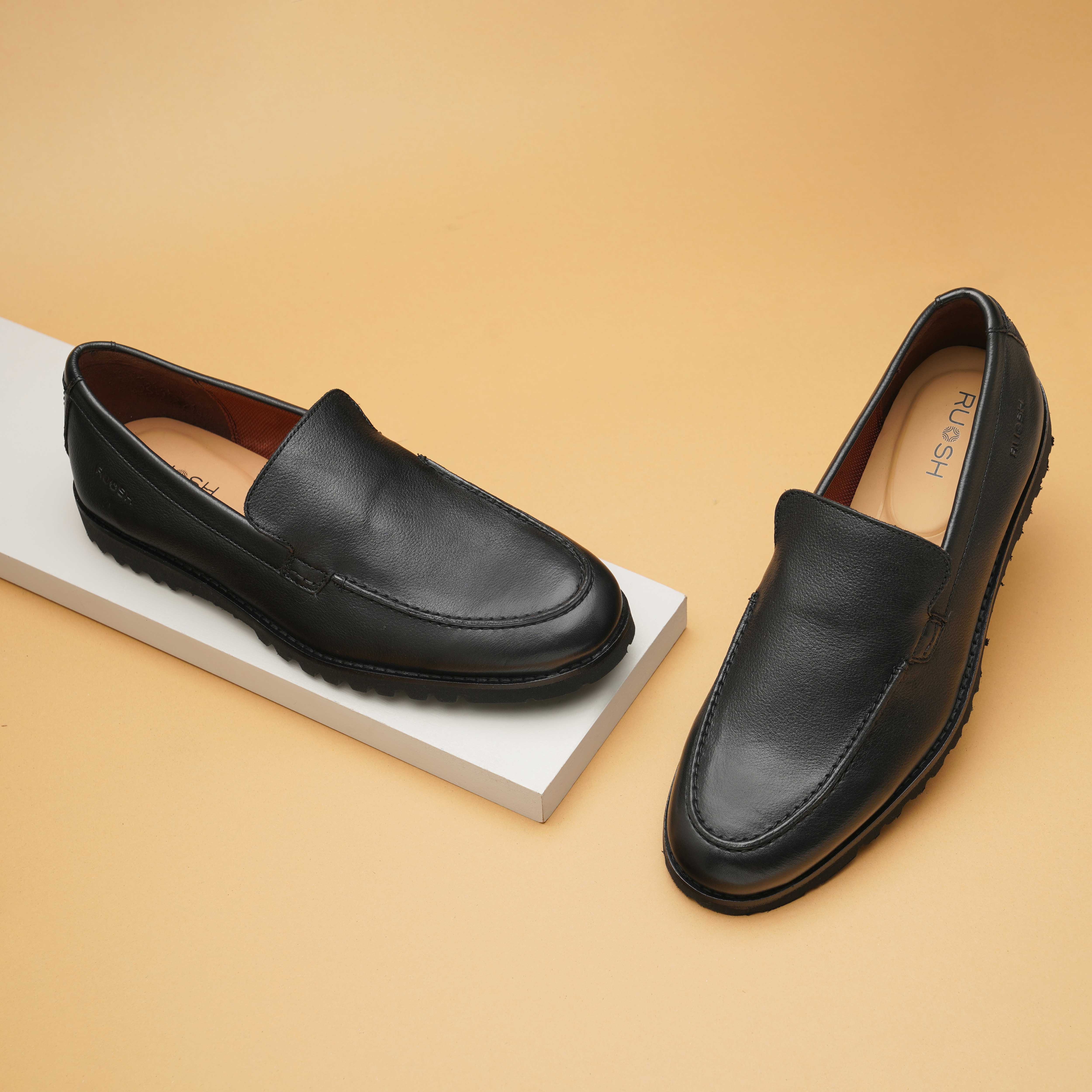 The Otes Ruosh Men Black Casual Loafer