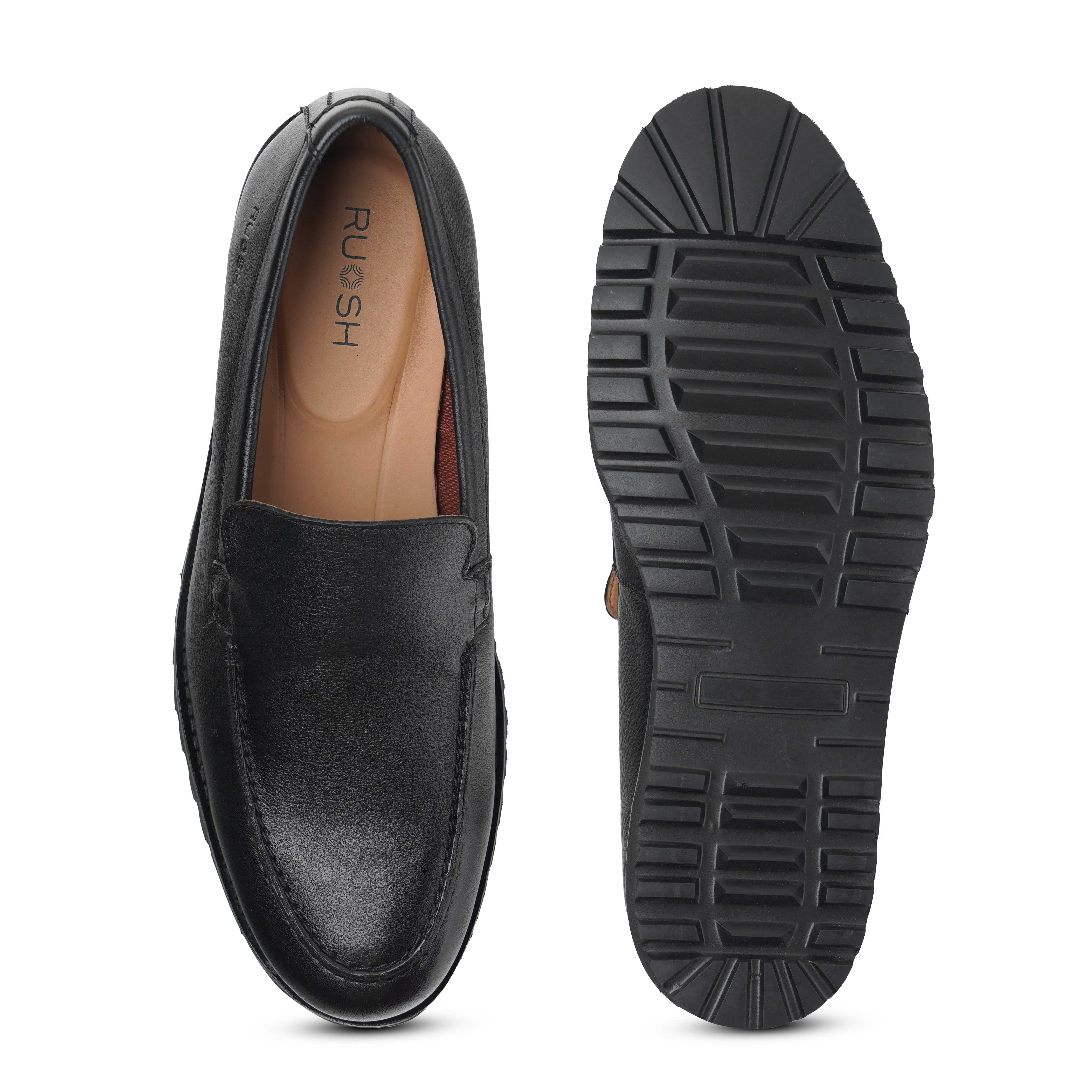 The Otes Ruosh Men Black Casual Loafer
