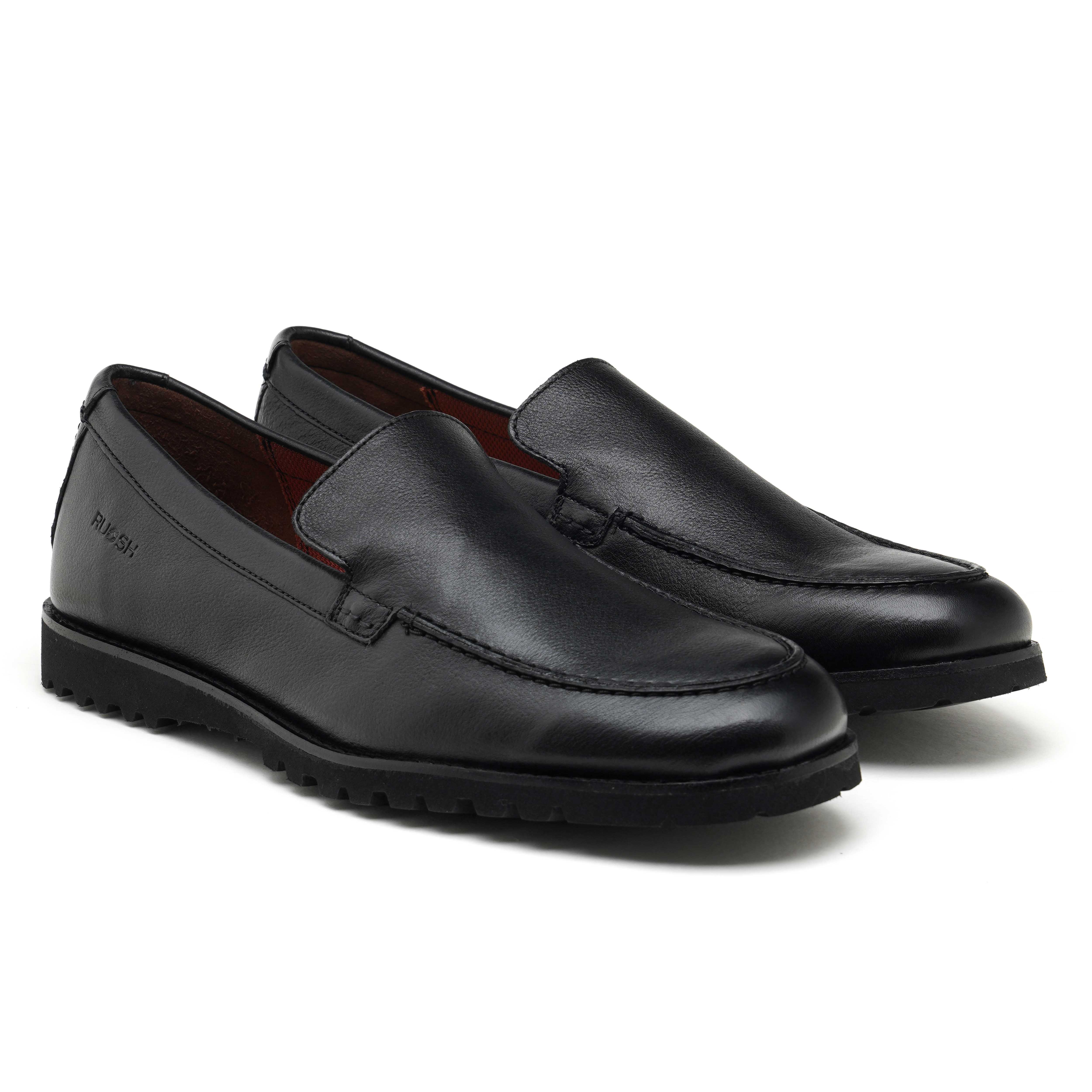The Otes Ruosh Men Black Casual Loafer